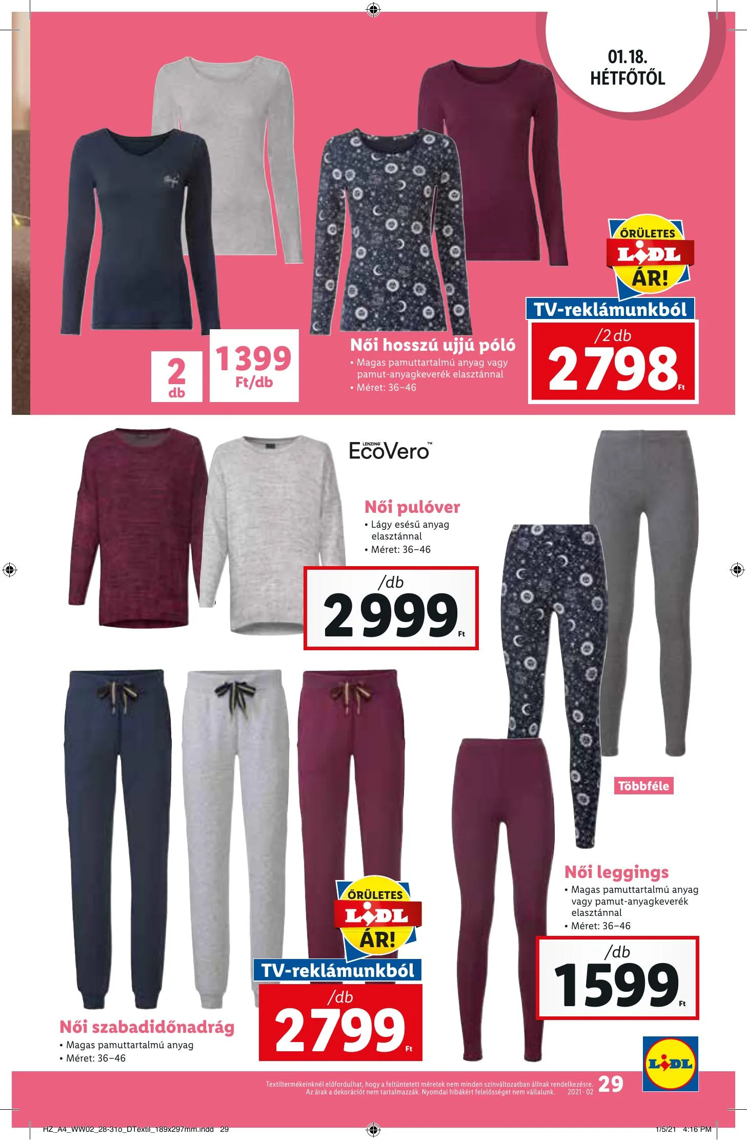 Lidl akciós újság 01.14–01.20 – 29. oldal