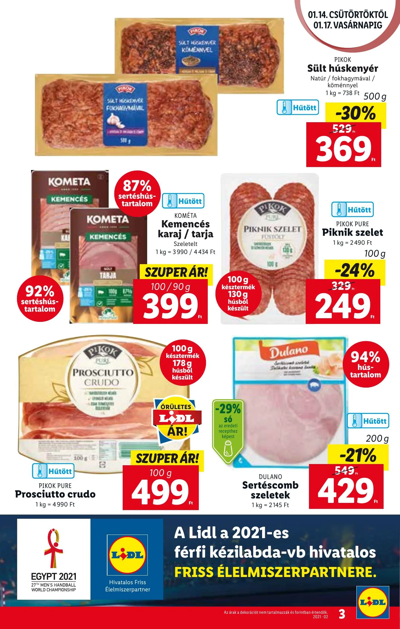 Lidl akciós újság 01.14–01.20 – 3. oldal
