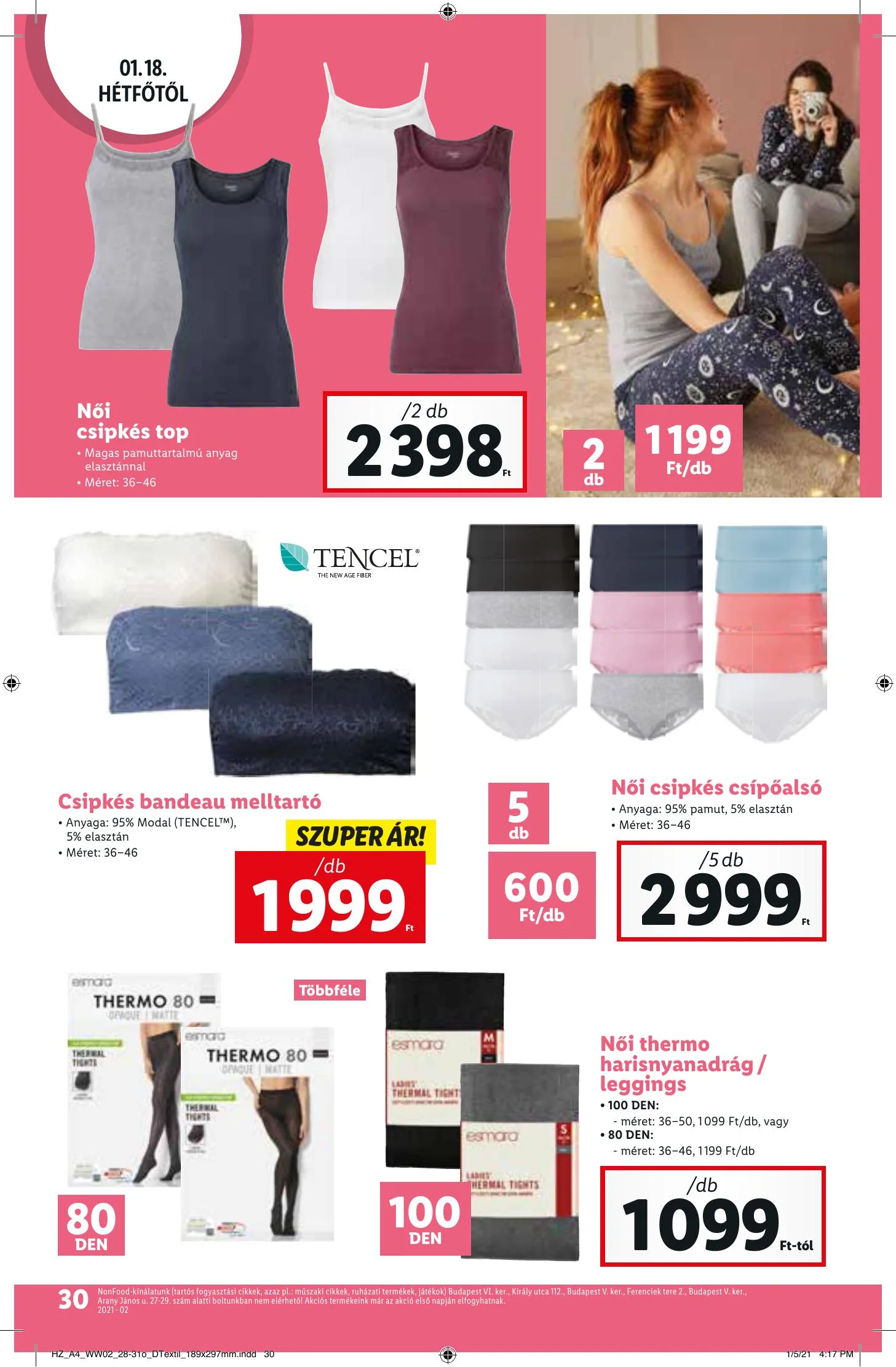 Lidl akciós újság 01.14–01.20 – 30. oldal