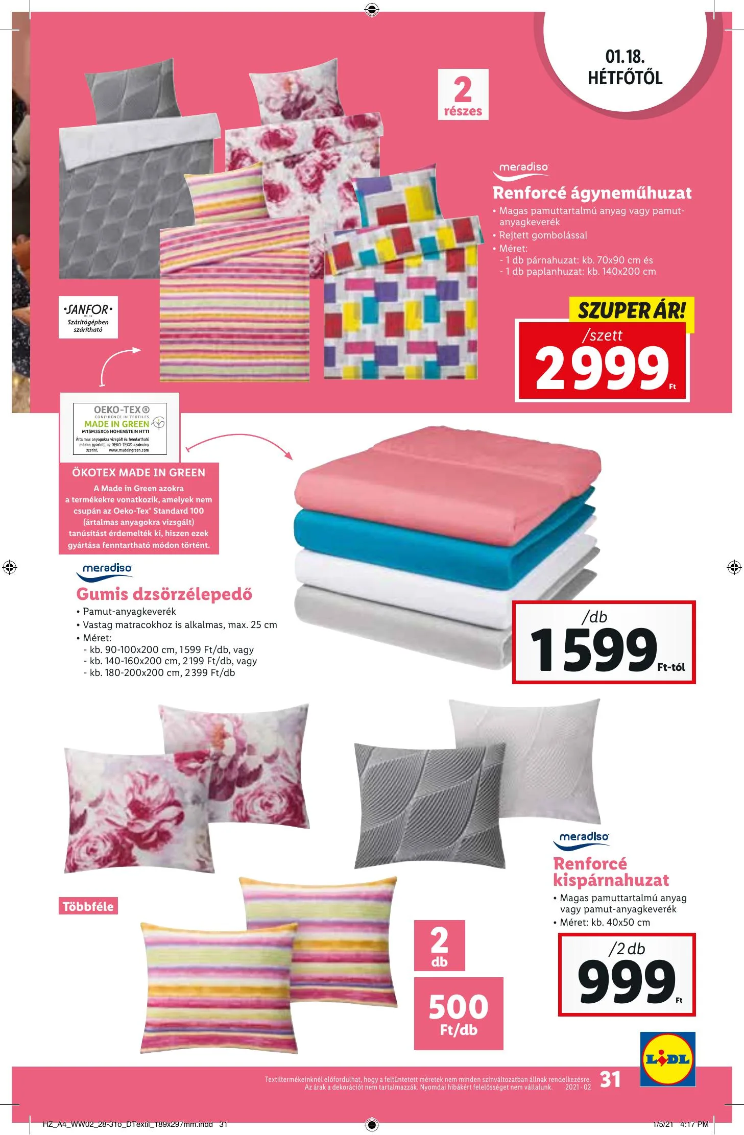 Lidl akciós újság 01.14–01.20 – 31. oldal