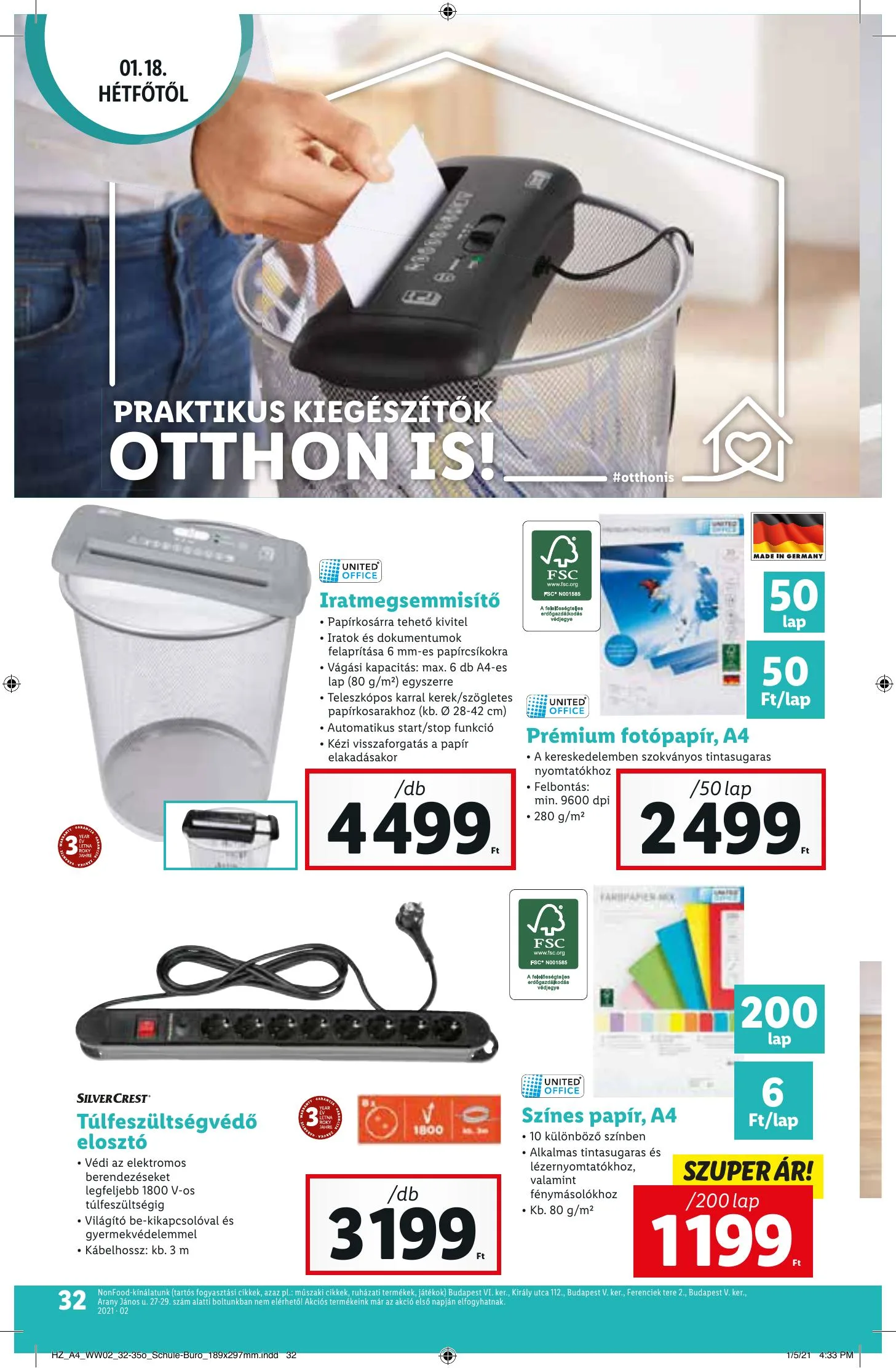 Lidl akciós újság 01.14–01.20 – 32. oldal