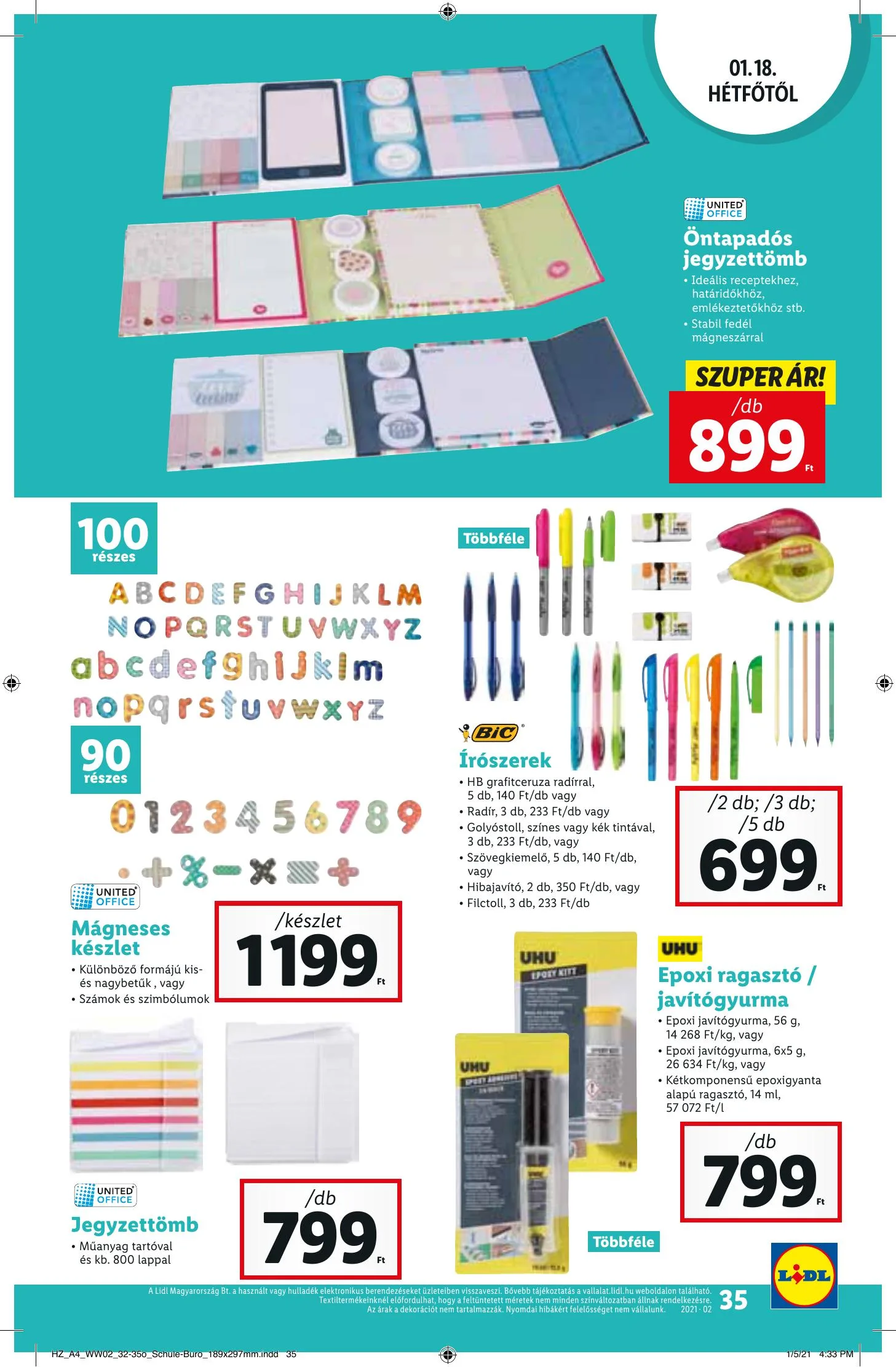 Lidl akciós újság 01.14–01.20 – 35. oldal
