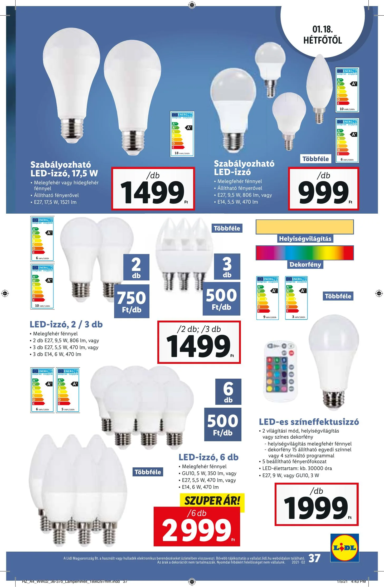 Lidl akciós újság 01.14–01.20 – 37. oldal