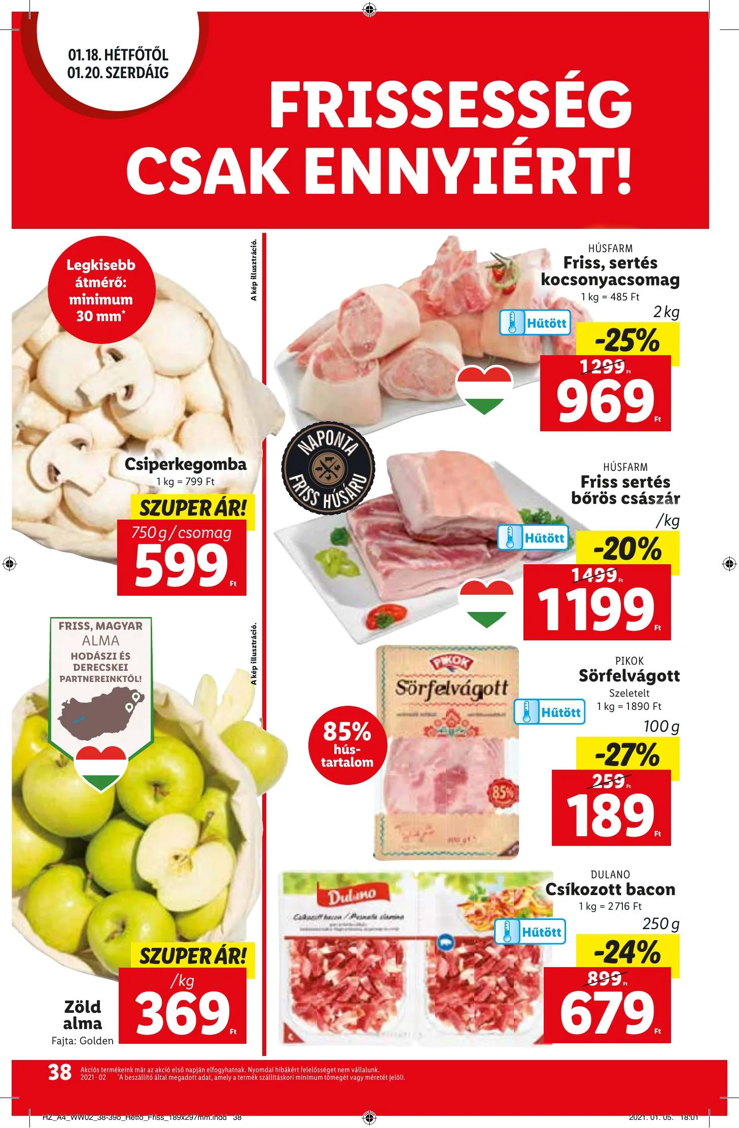 Lidl akciós újság 01.14–01.20 – 38. oldal