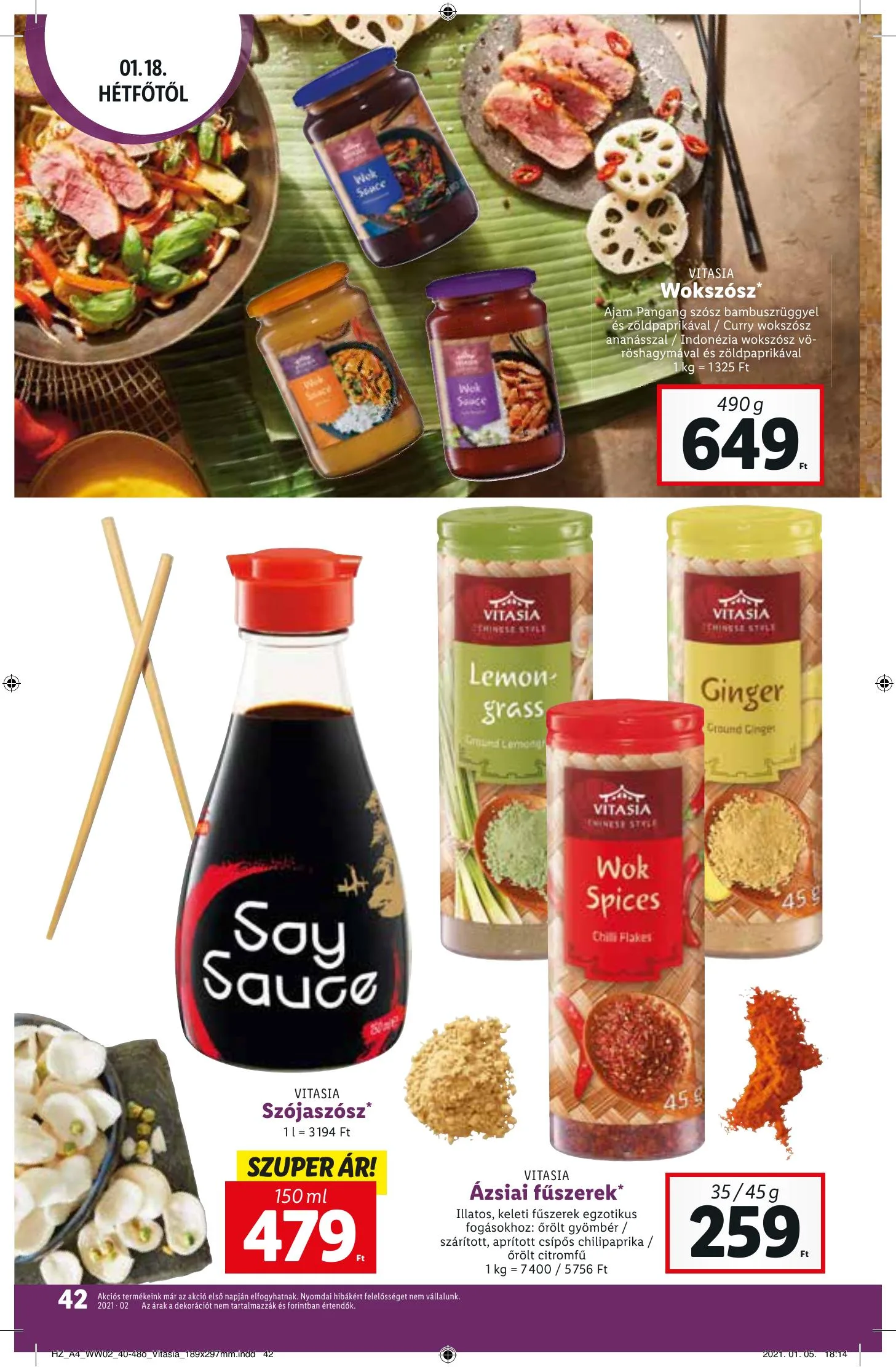 Lidl akciós újság 01.14–01.20 – 42. oldal