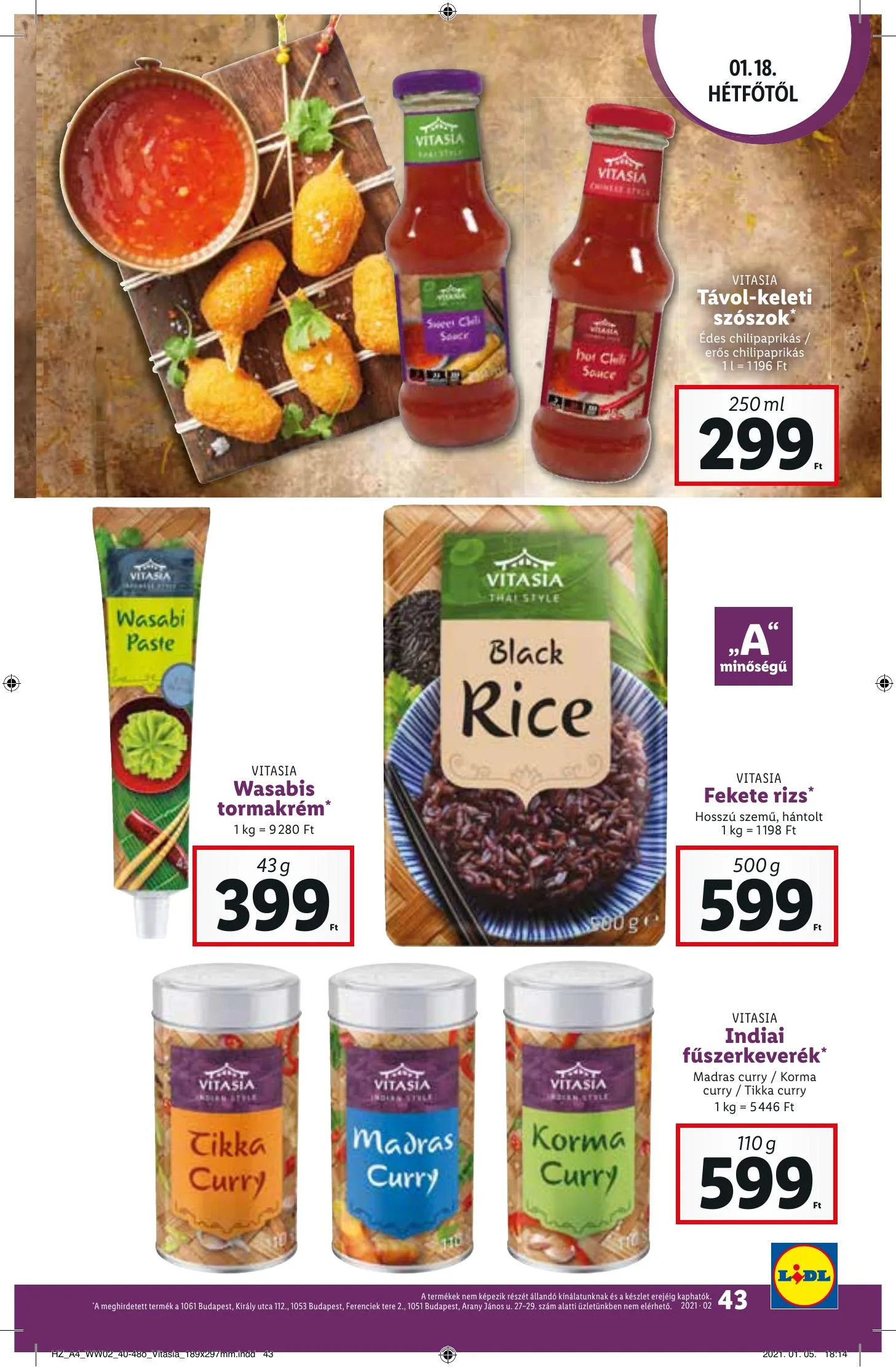 Lidl akciós újság 01.14–01.20 – 43. oldal