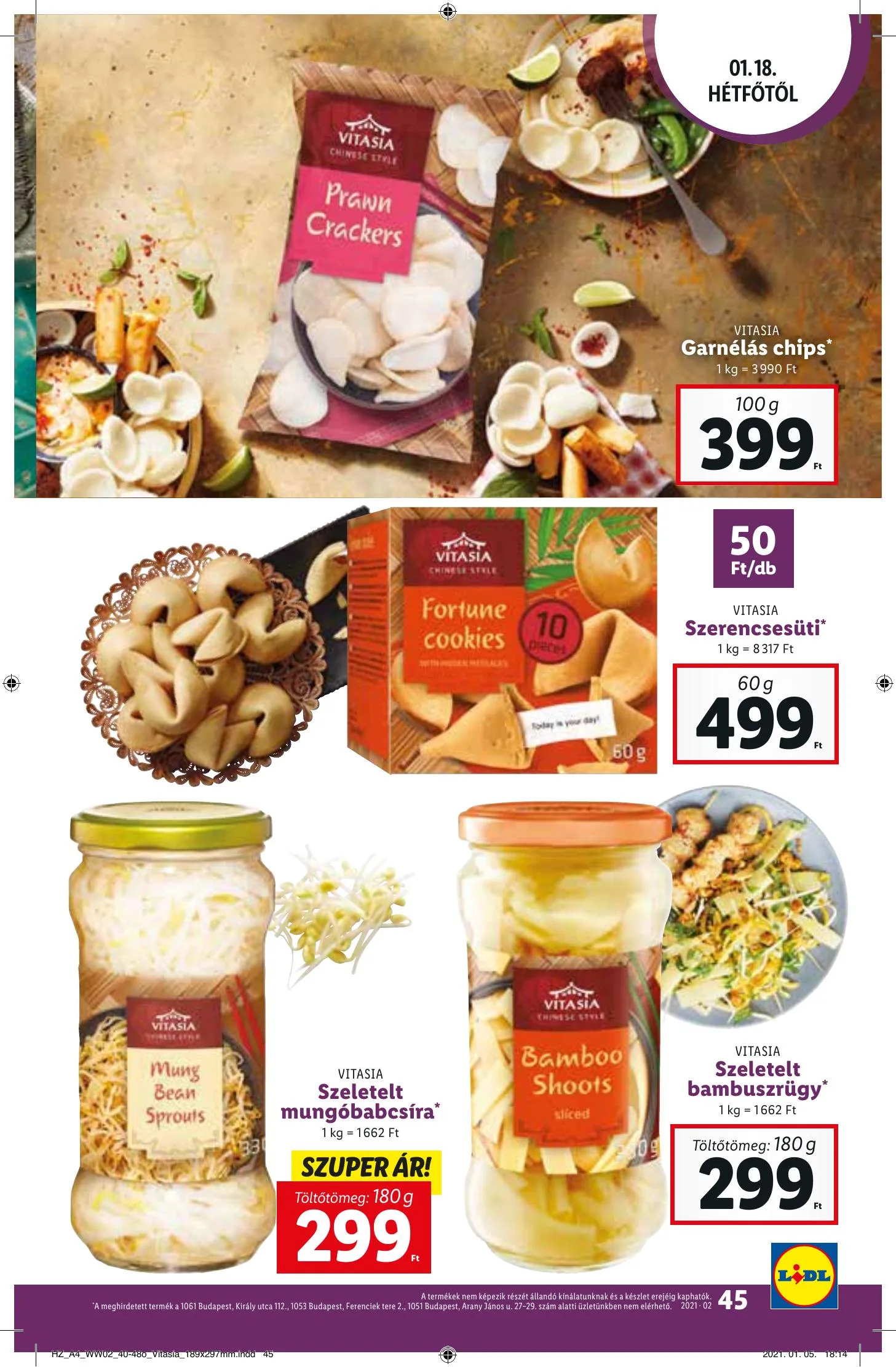 Lidl akciós újság 01.14–01.20 – 45. oldal