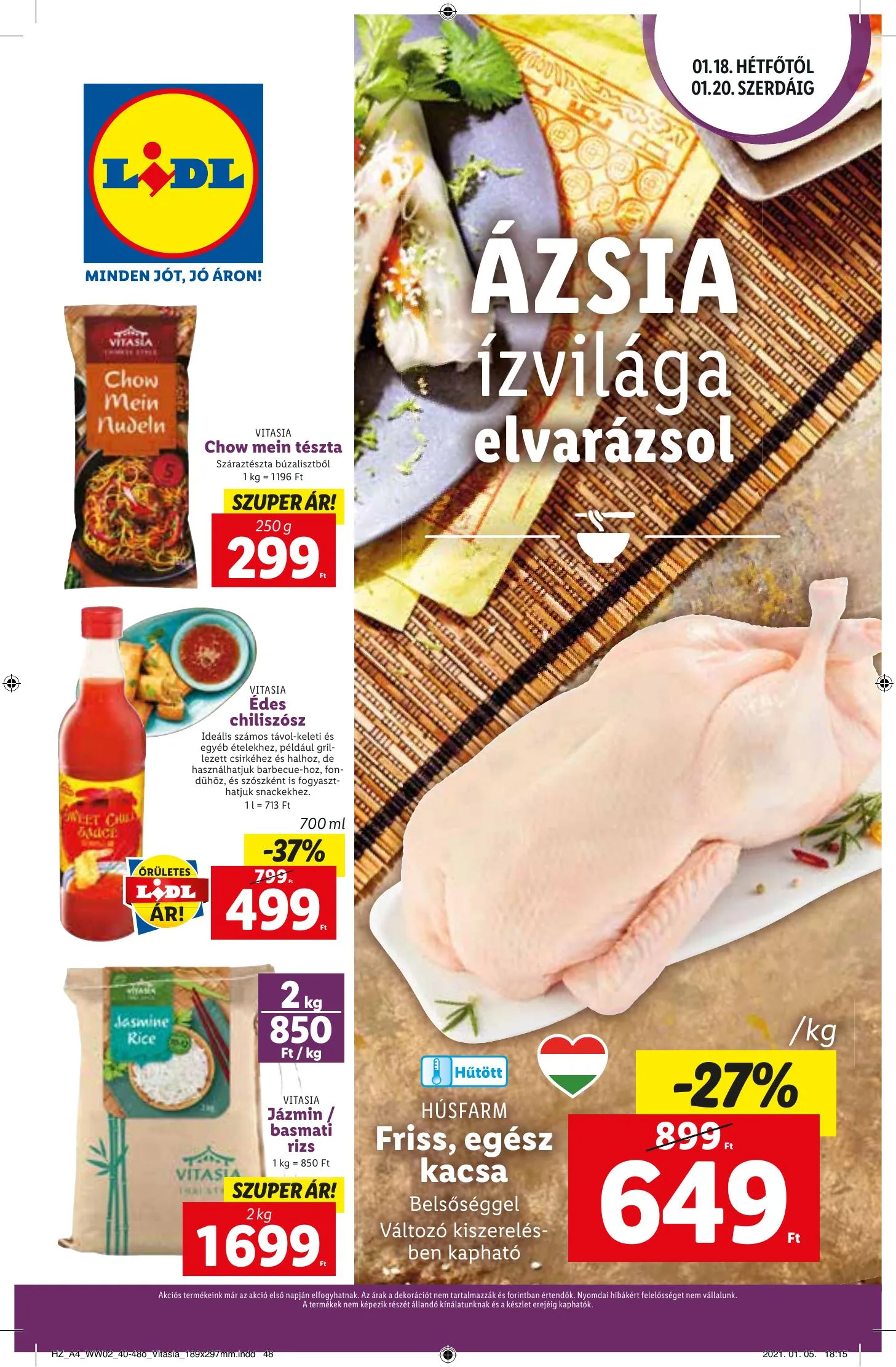 Lidl akciós újság 01.14–01.20 – 48. oldal