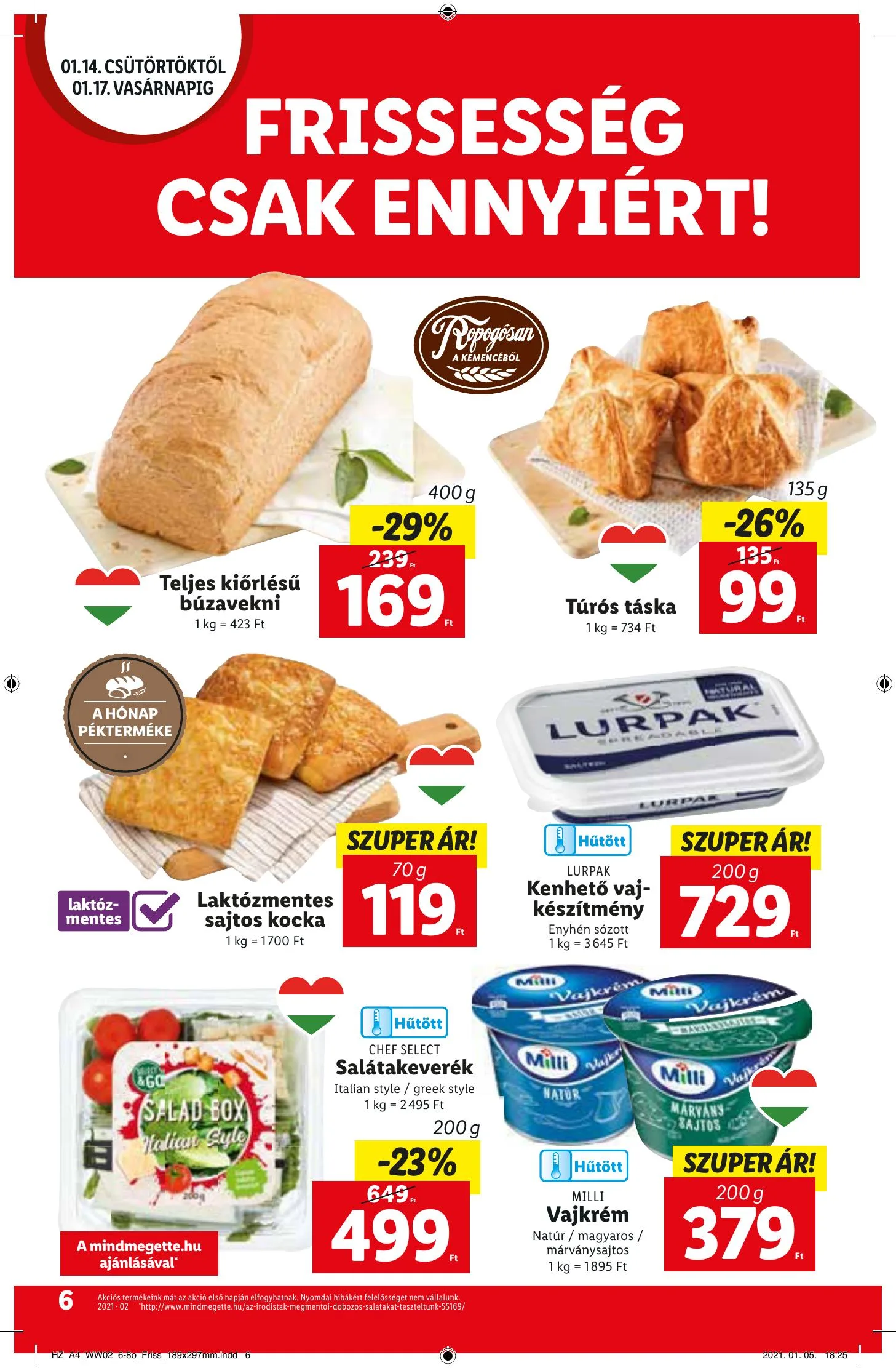 Lidl akciós újság 01.14–01.20 – 6. oldal