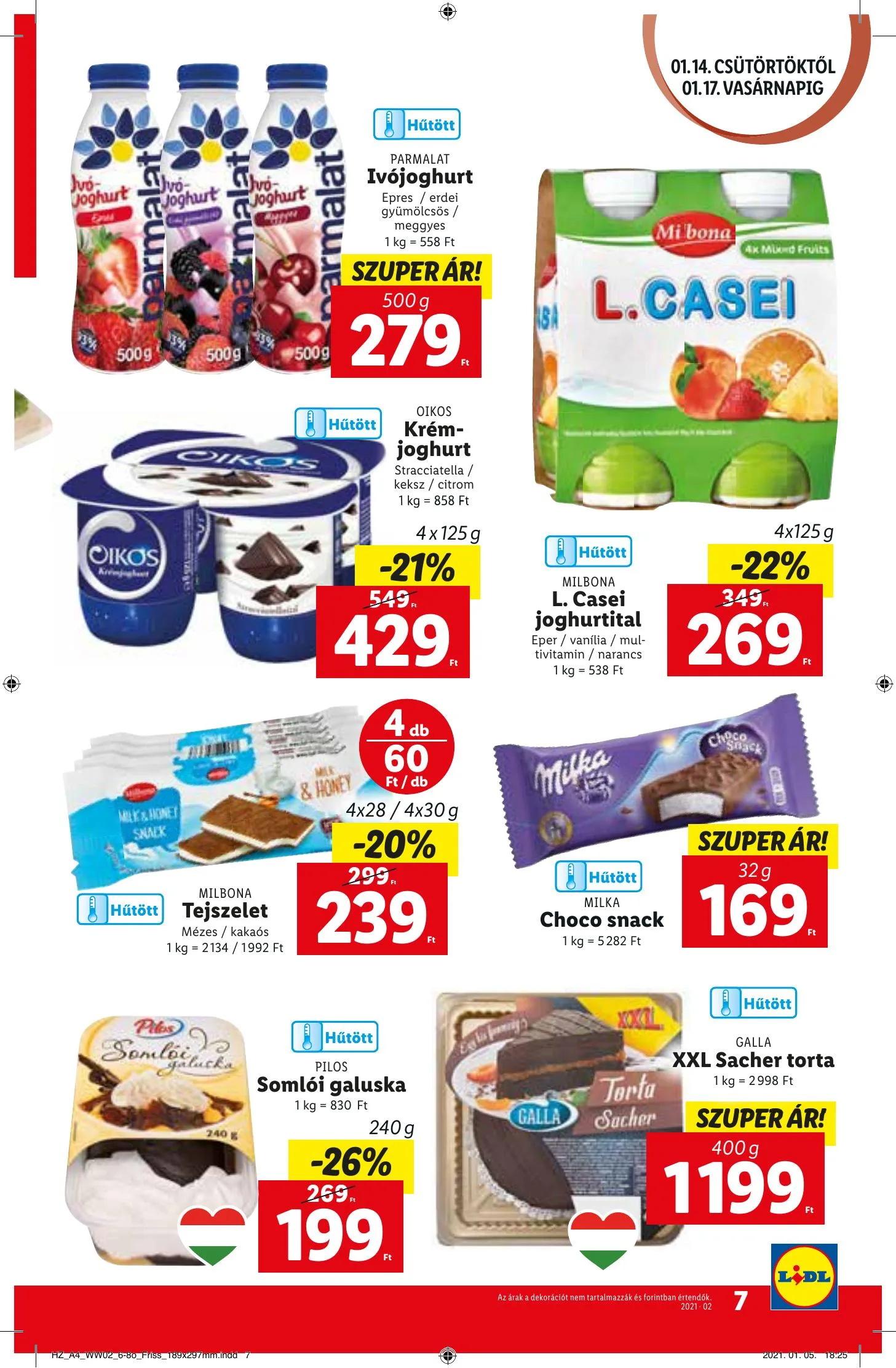 Lidl akciós újság 01.14–01.20 – 7. oldal