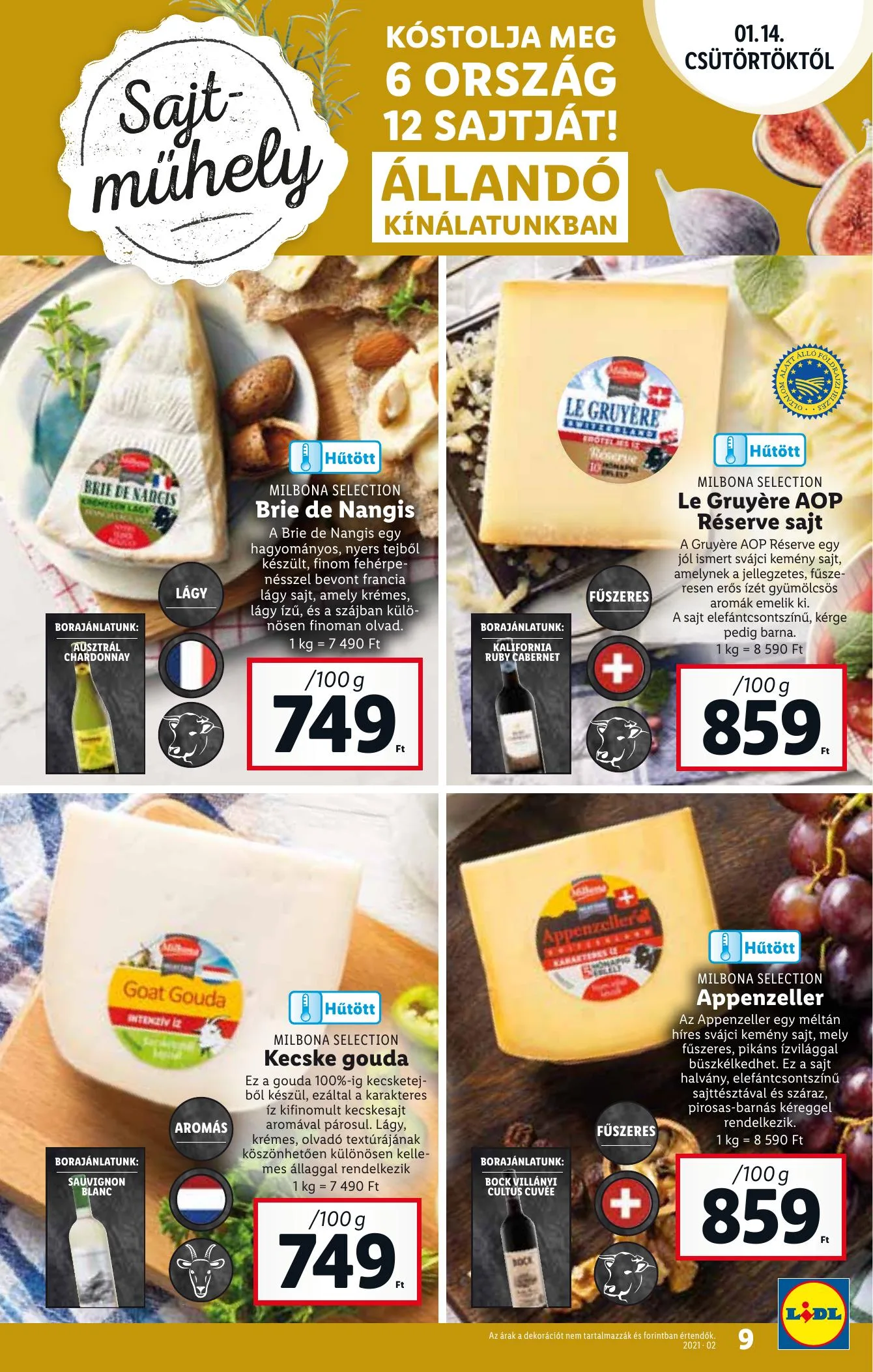 Lidl akciós újság 01.14–01.20 – 9. oldal