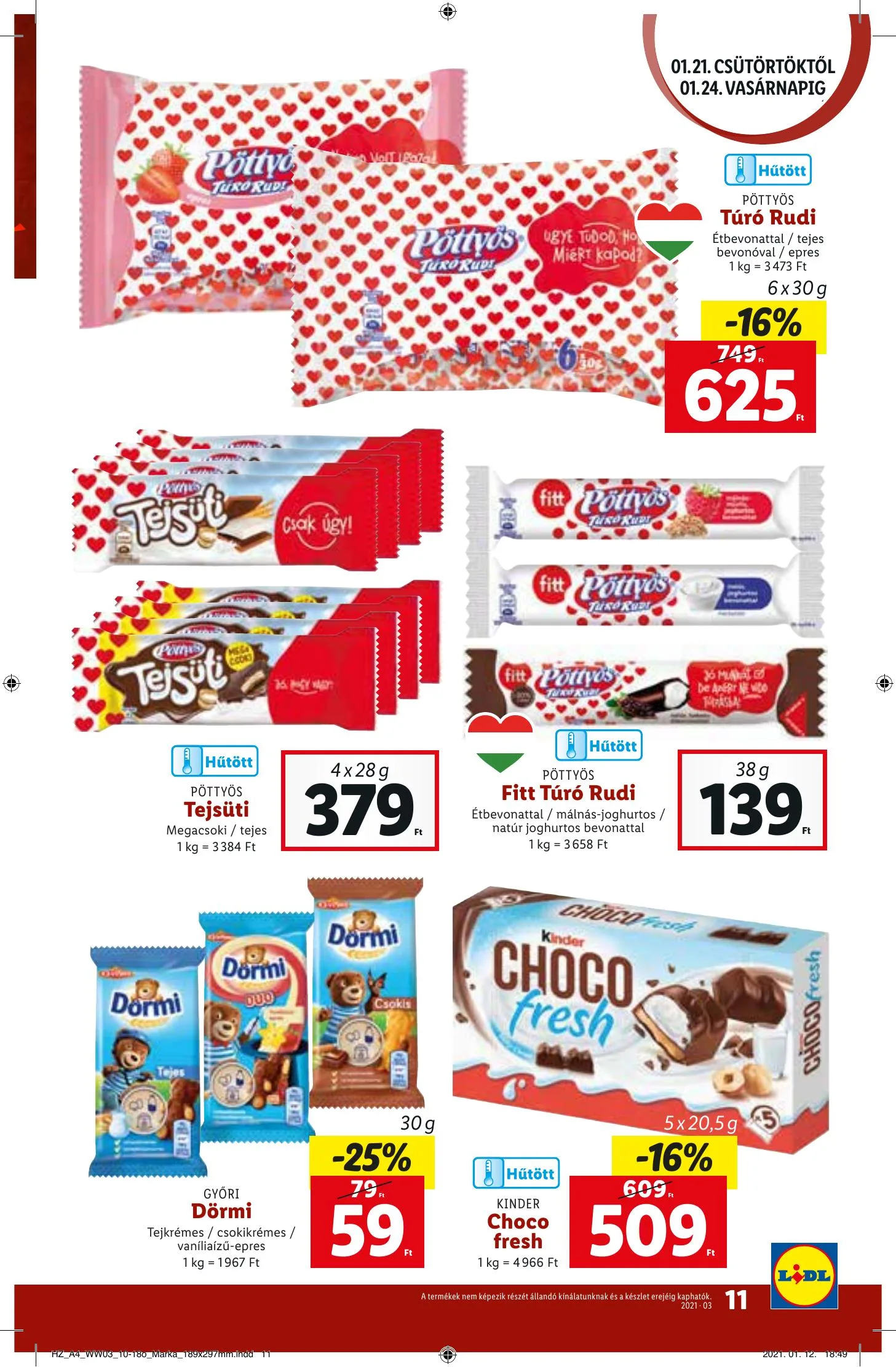Lidl akciós újság 01.21–01.27 – 11. oldal