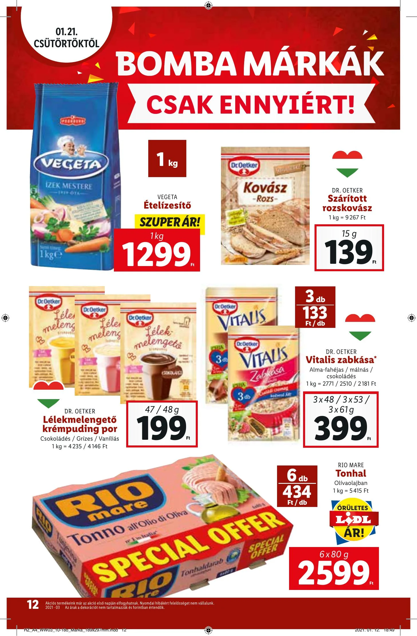 Lidl akciós újság 01.21–01.27 – 12. oldal