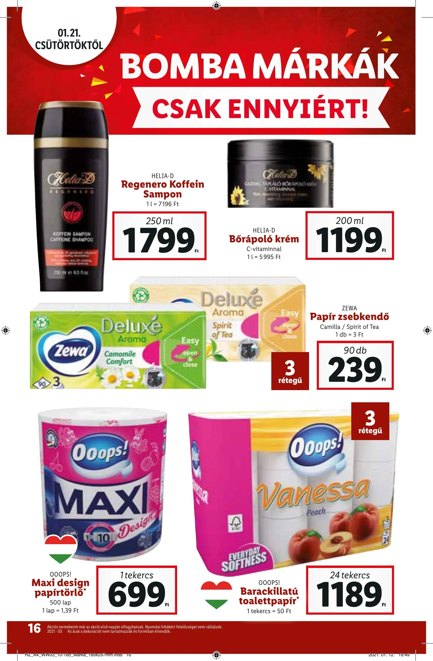 Lidl akciós újság 01.21–01.27 – 16. oldal
