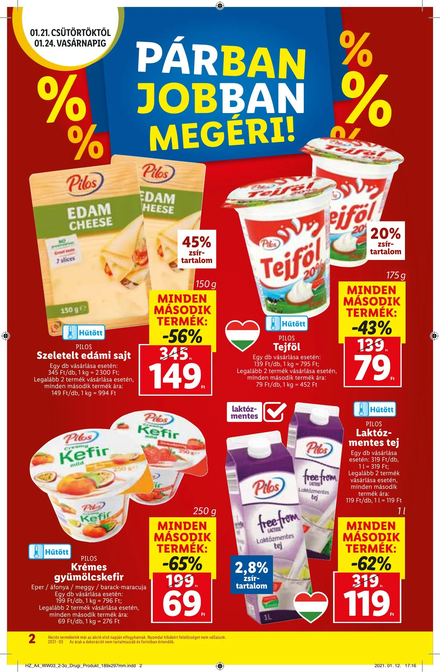 Lidl akciós újság 01.21–01.27 – 2. oldal