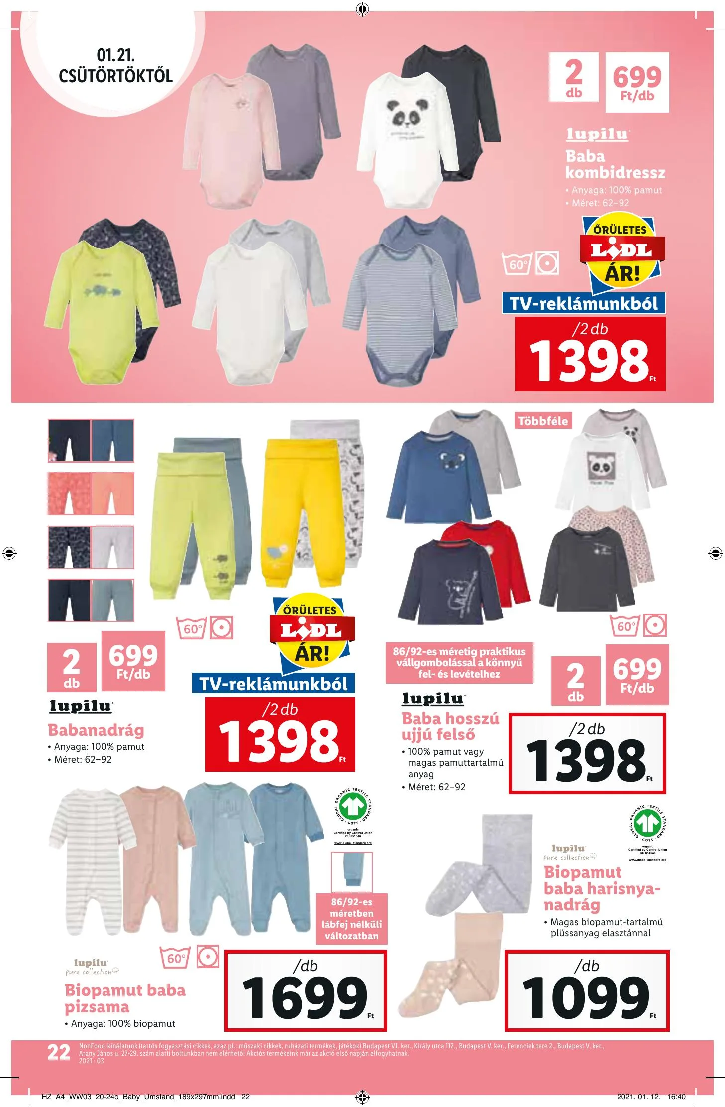 Lidl akciós újság 01.21–01.27 – 22. oldal