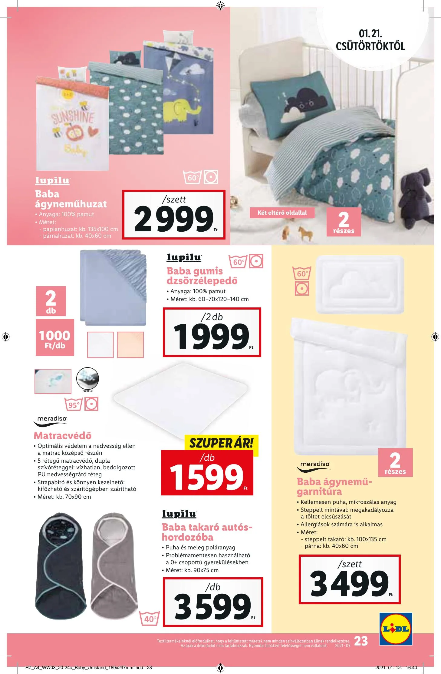 Lidl akciós újság 01.21–01.27 – 23. oldal