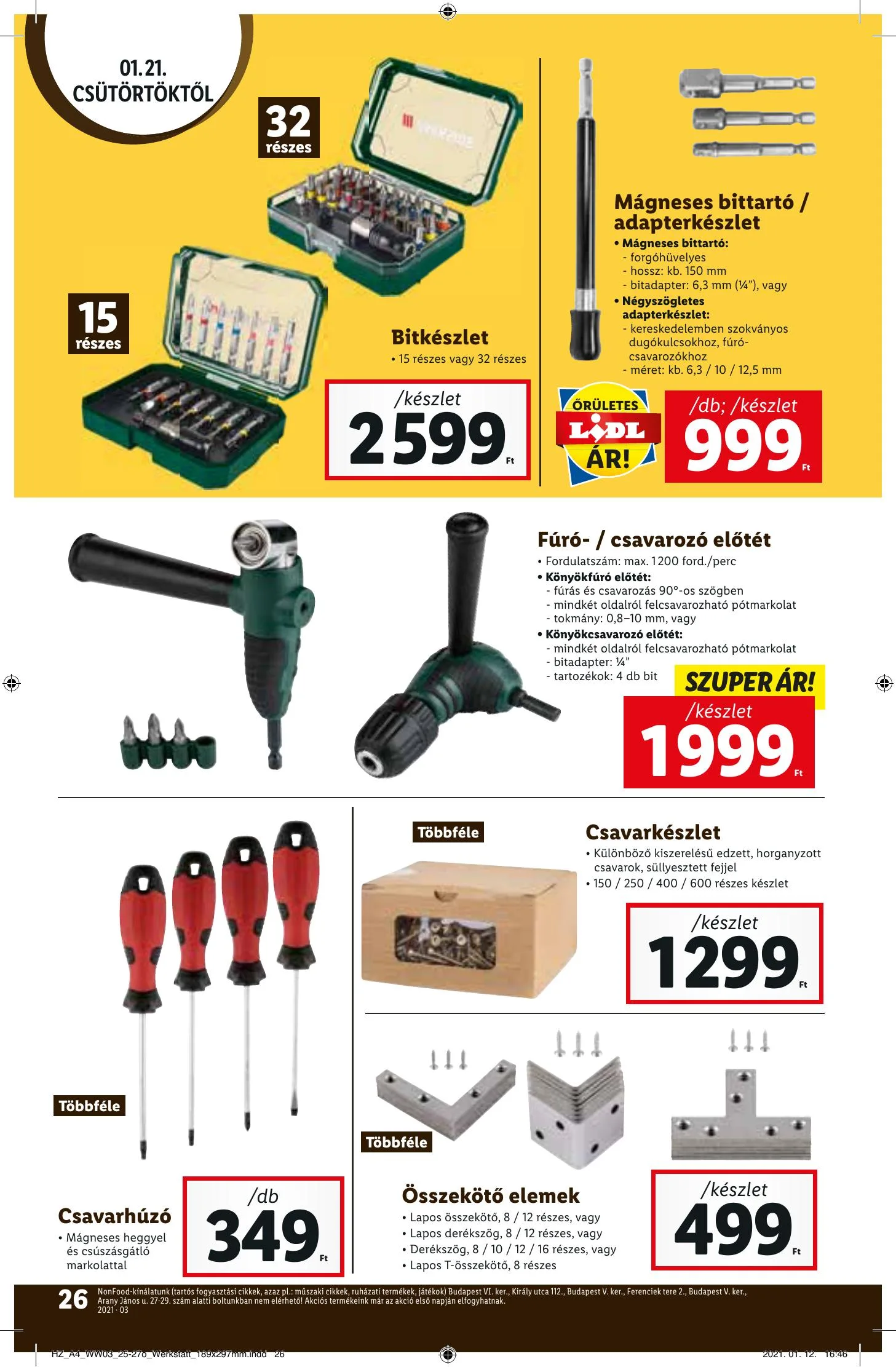 Lidl akciós újság 01.21–01.27 – 26. oldal