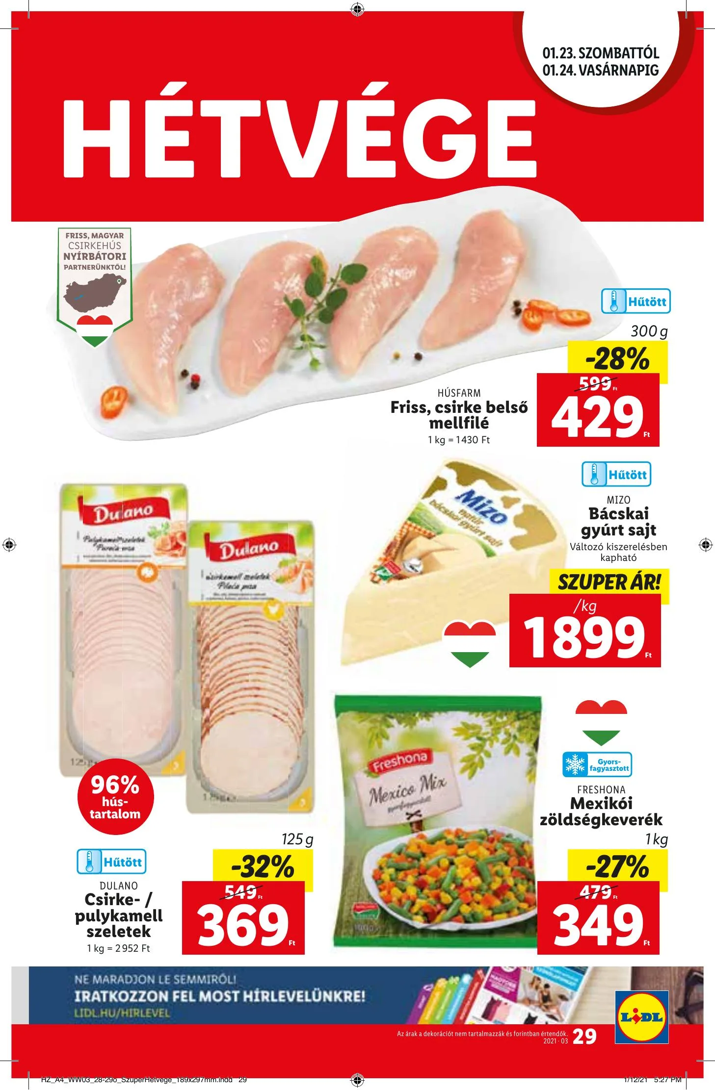 Lidl akciós újság 01.21–01.27 – 29. oldal