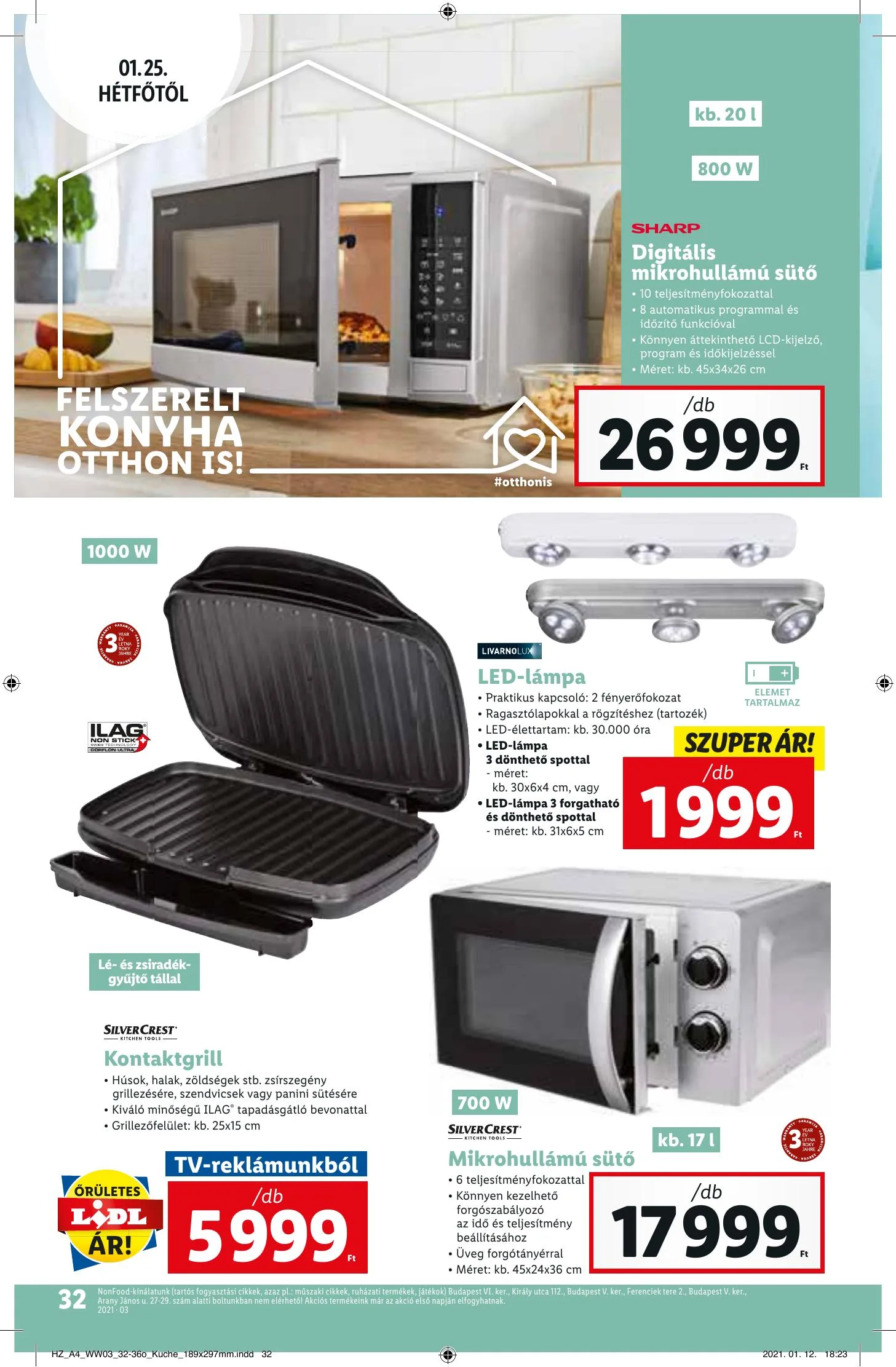 Lidl akciós újság 01.21–01.27 – 32. oldal