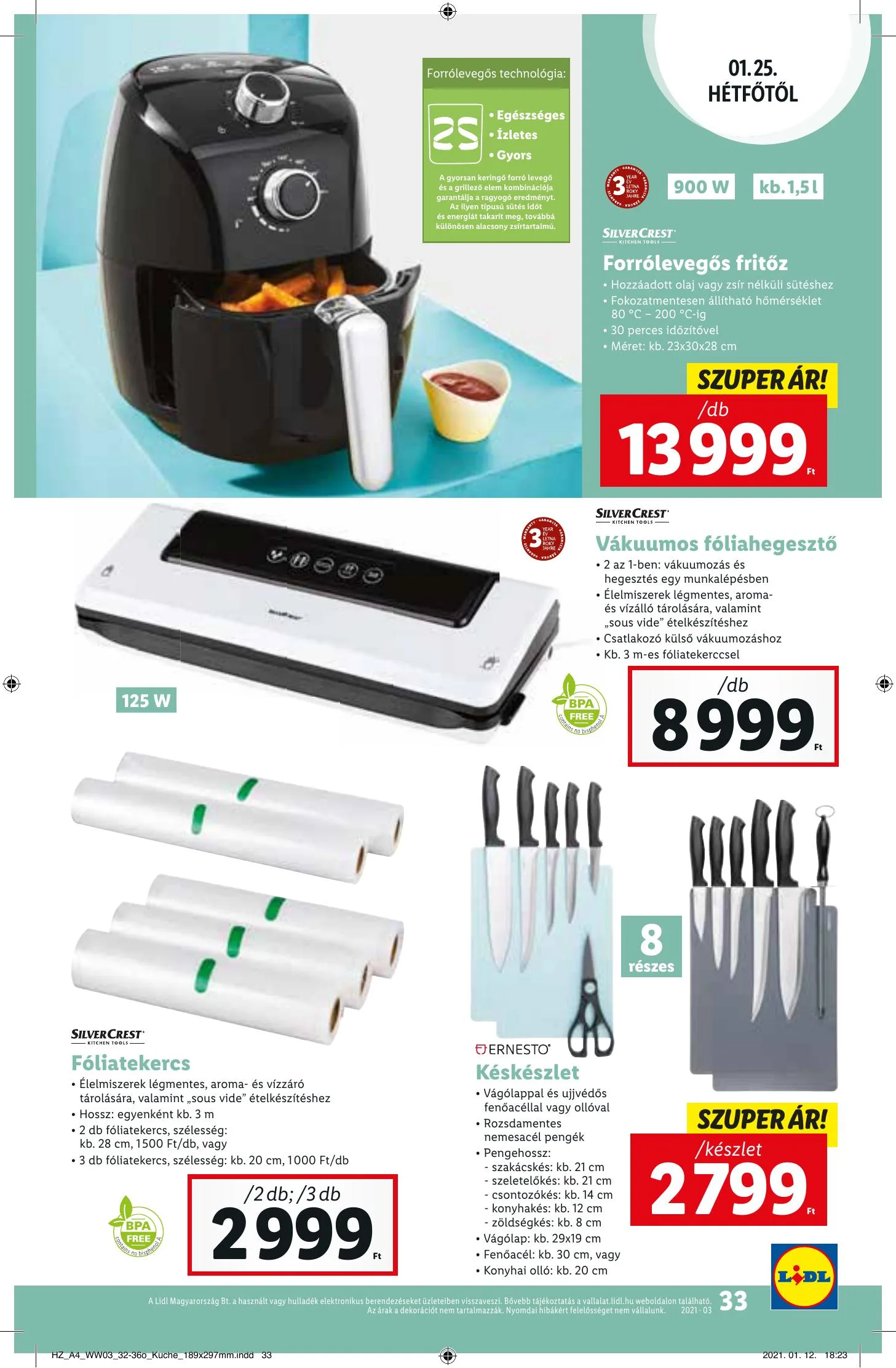 Lidl akciós újság 01.21–01.27 – 33. oldal