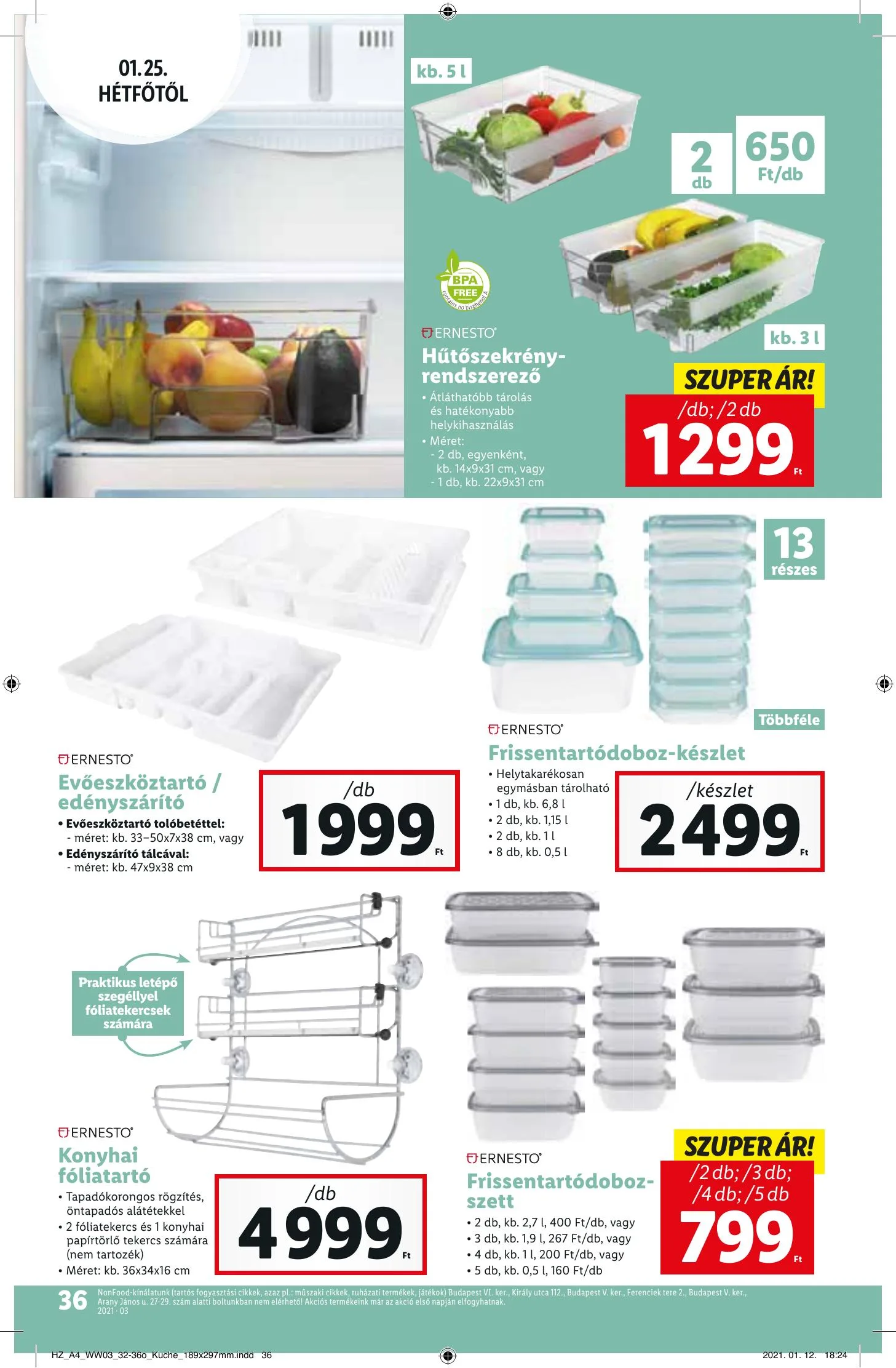 Lidl akciós újság 01.21–01.27 – 36. oldal