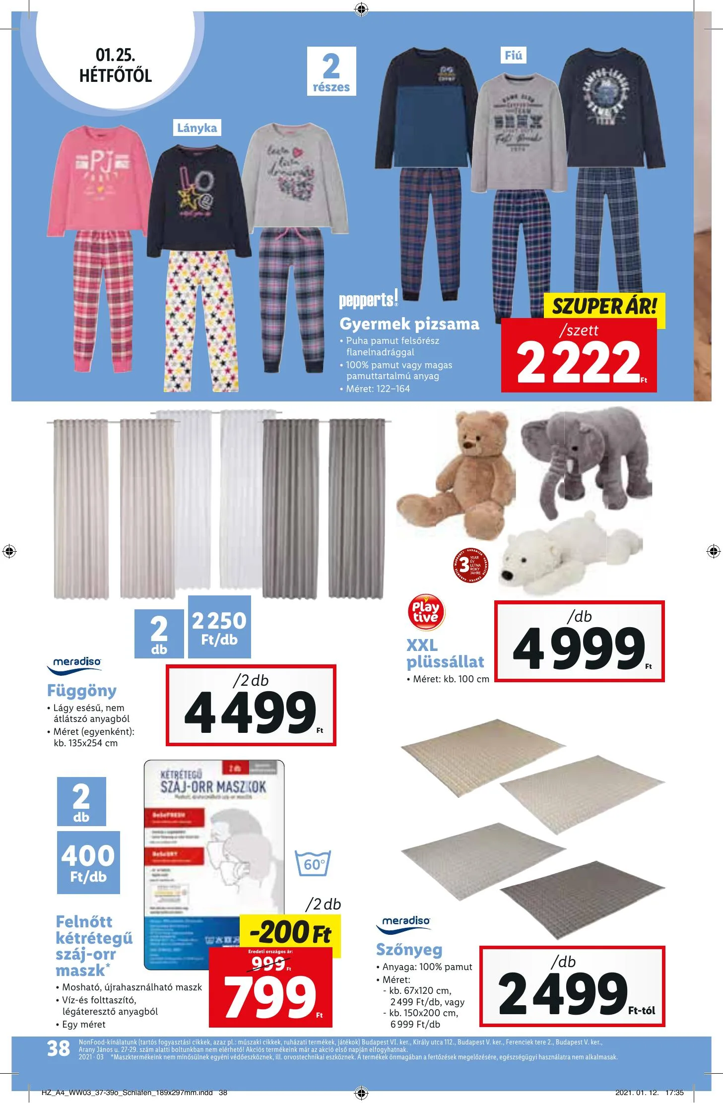 Lidl akciós újság 01.21–01.27 – 38. oldal