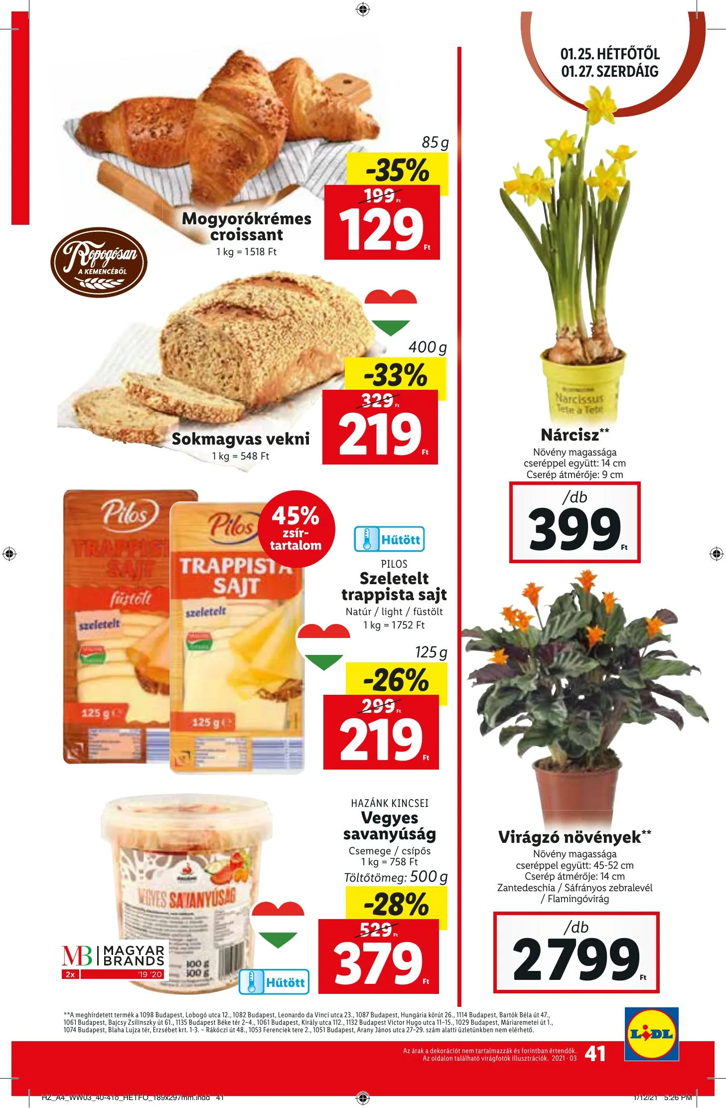 Lidl akciós újság 01.21–01.27 – 41. oldal
