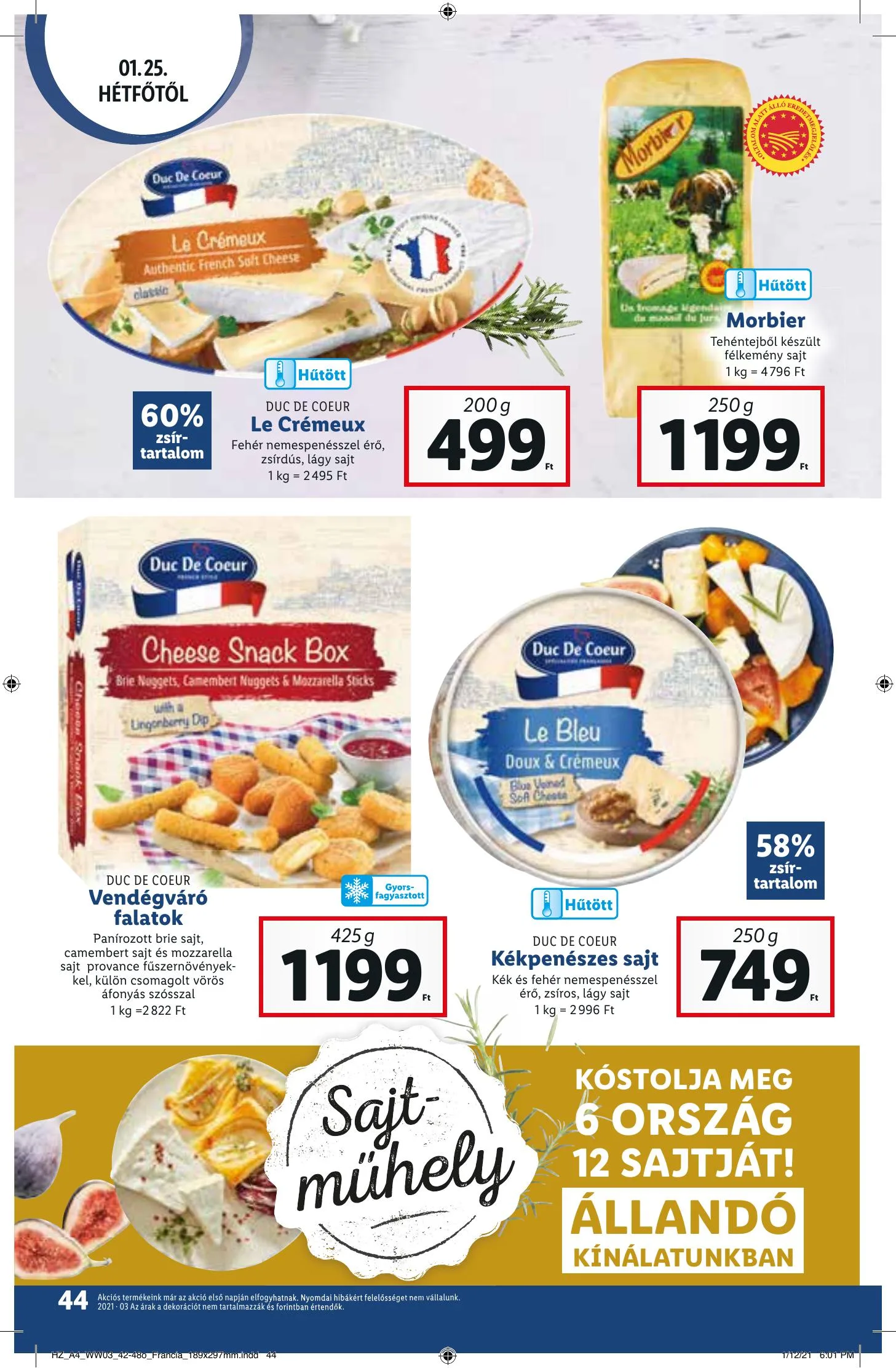Lidl akciós újság 01.21–01.27 – 44. oldal