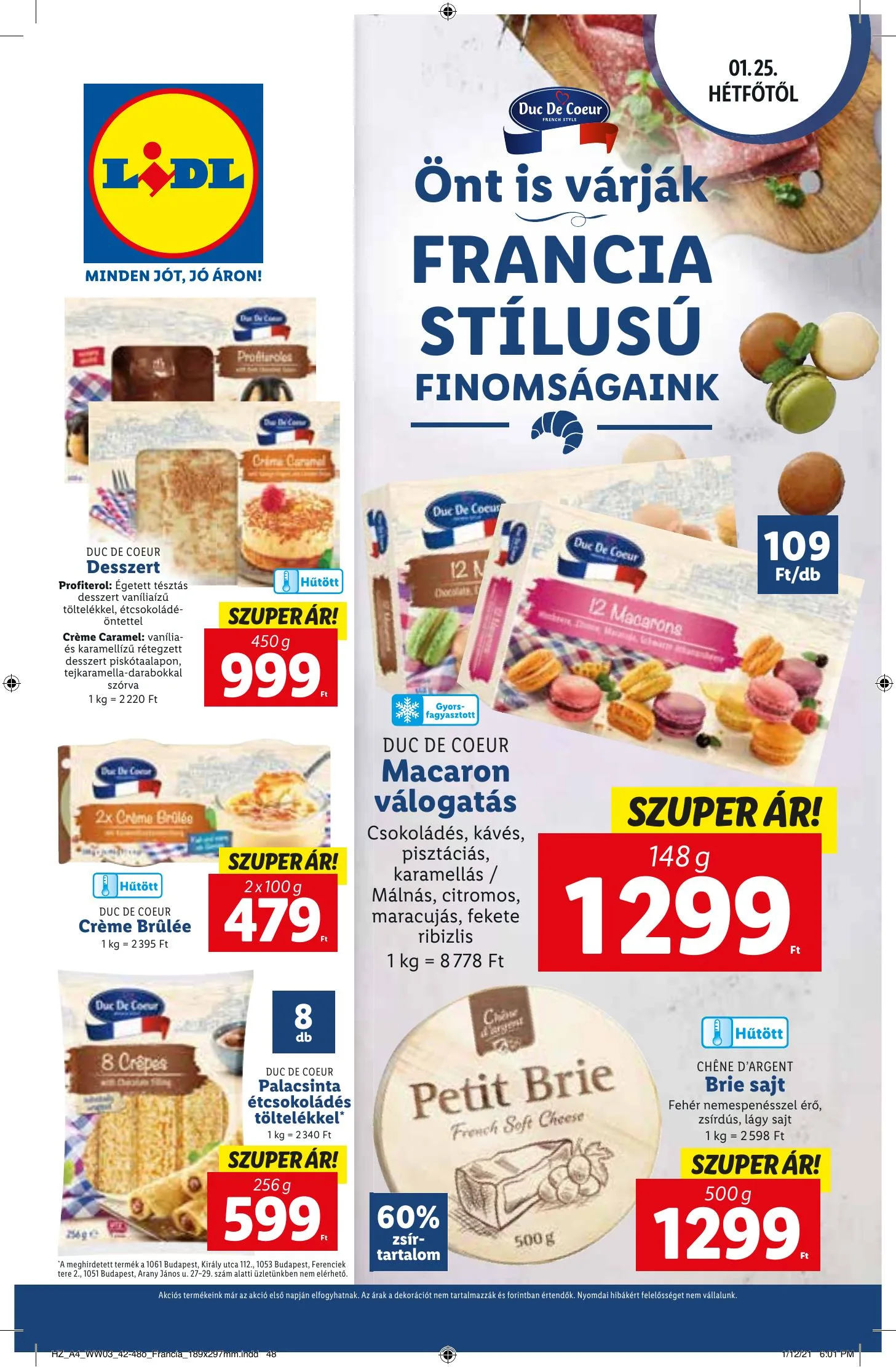 Lidl akciós újság 01.21–01.27 – 48. oldal