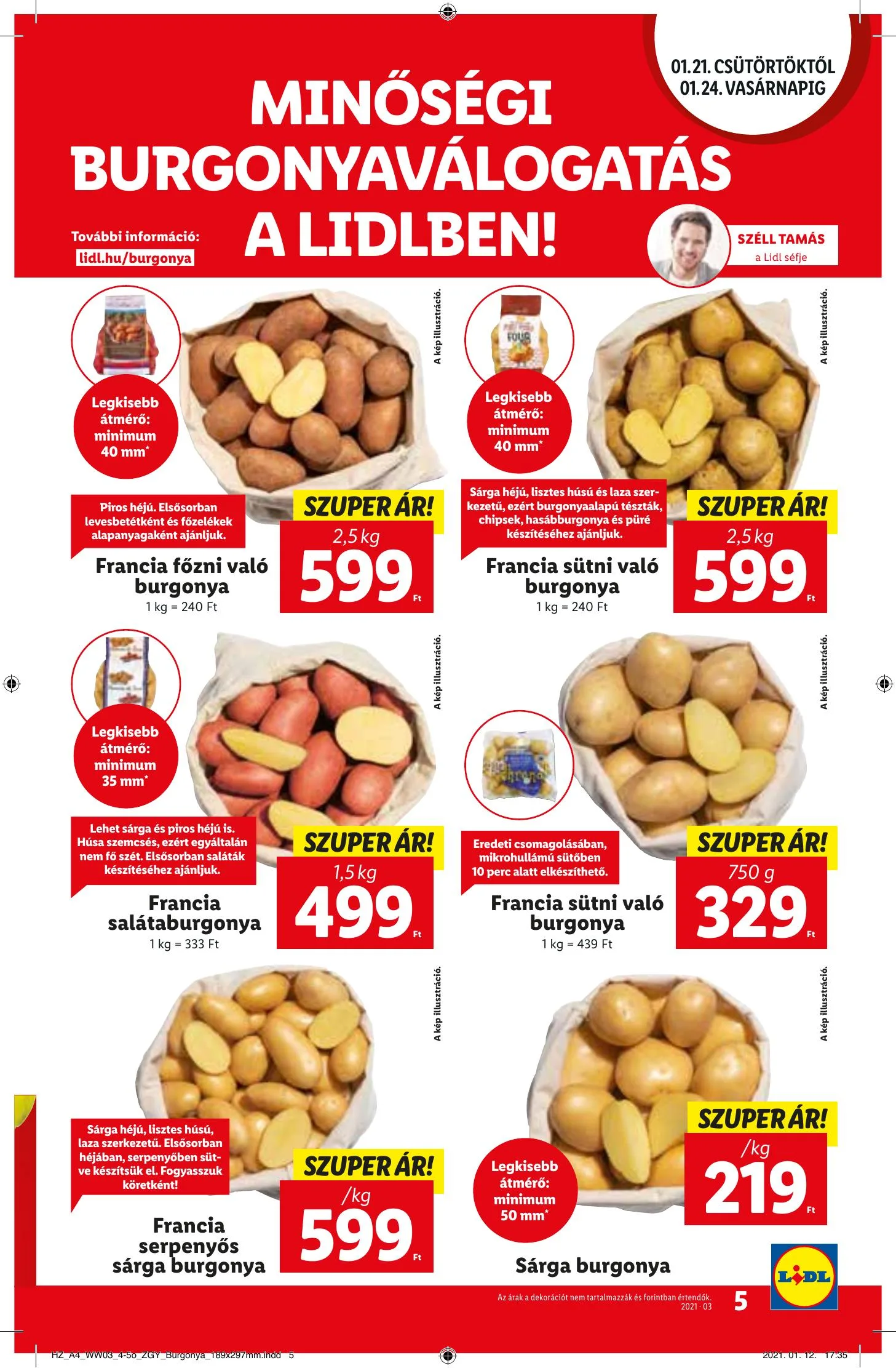 Lidl akciós újság 01.21–01.27 – 5. oldal