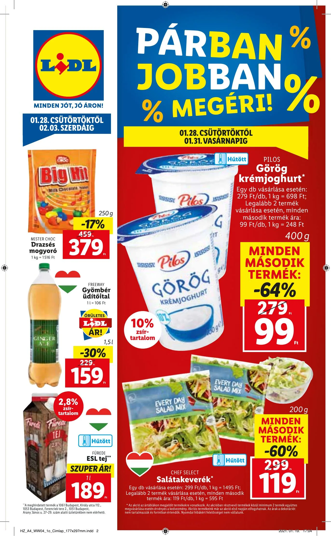 Lidl akciós újság 01.28–02.03