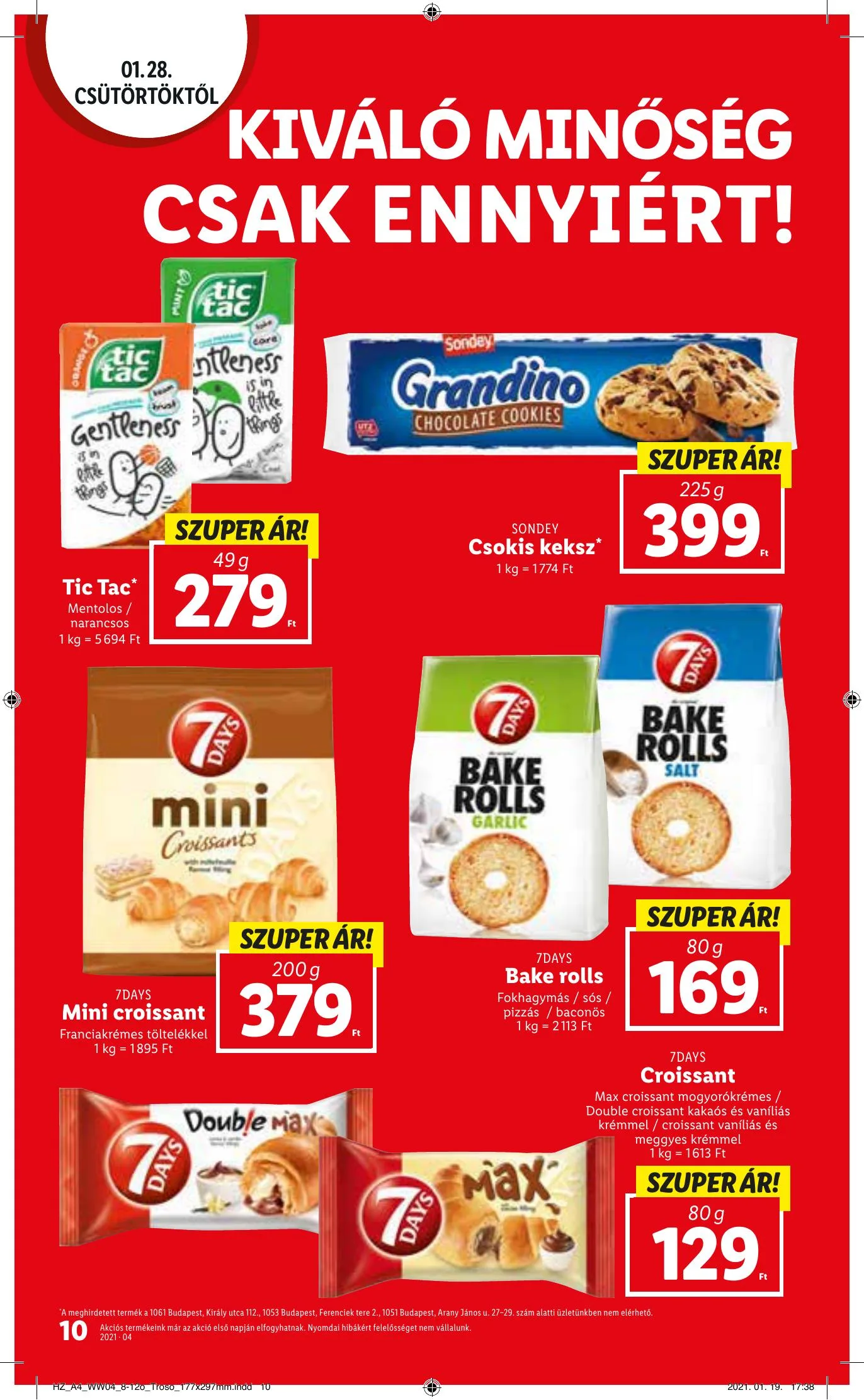 Lidl akciós újság 01.28–02.03 – 10. oldal