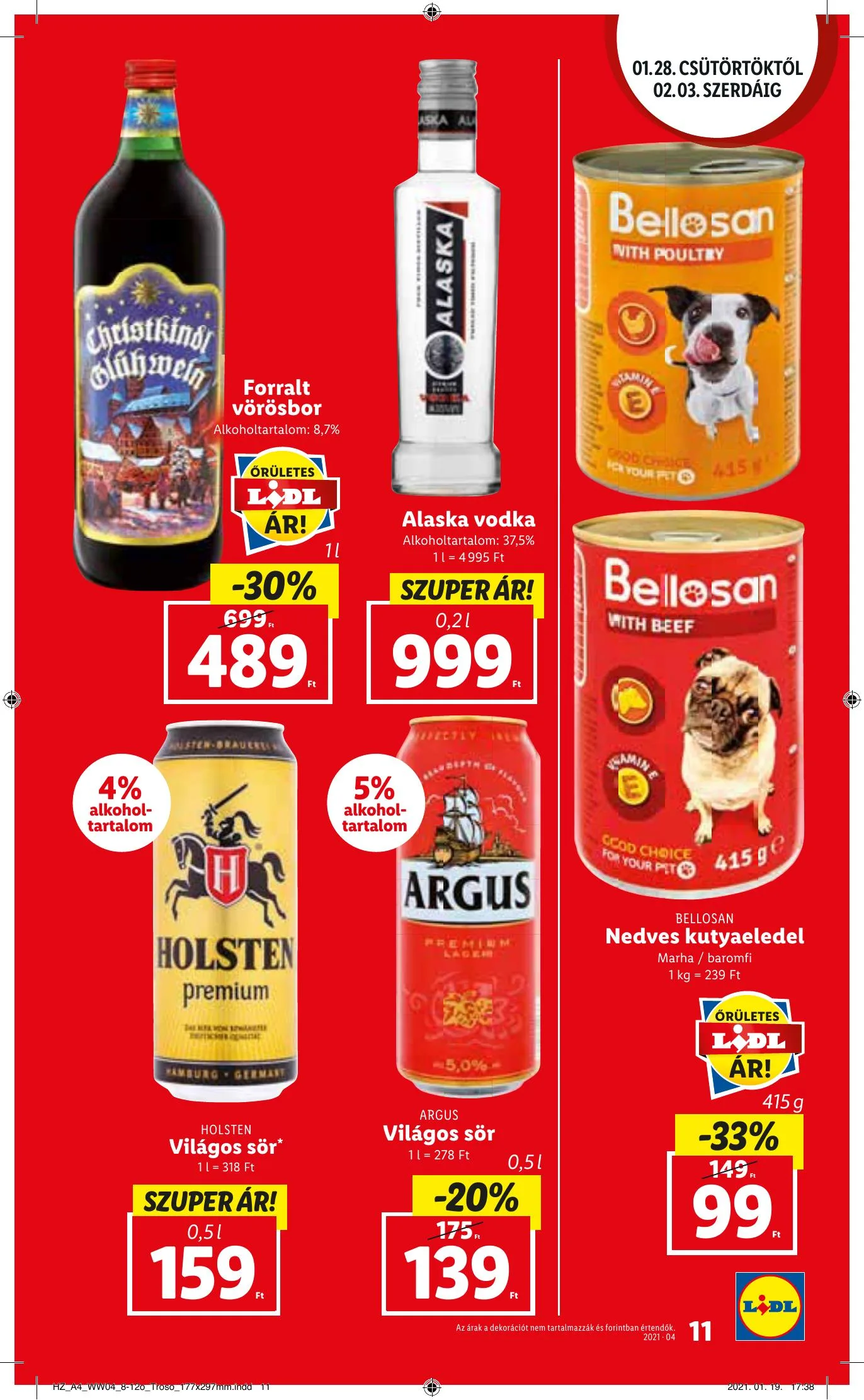 Lidl akciós újság 01.28–02.03 – 11. oldal
