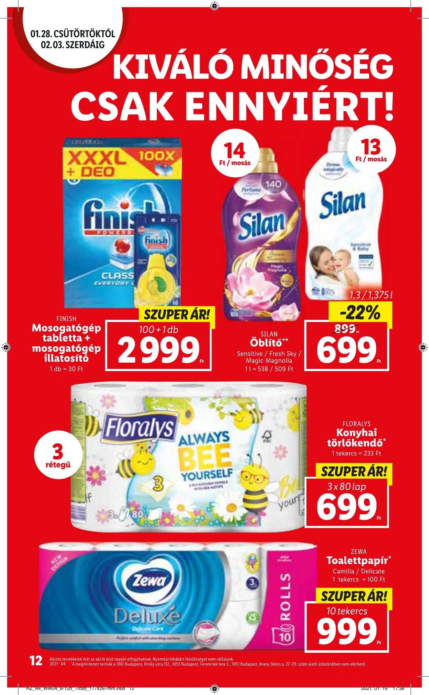 Lidl akciós újság 01.28–02.03 – 12. oldal