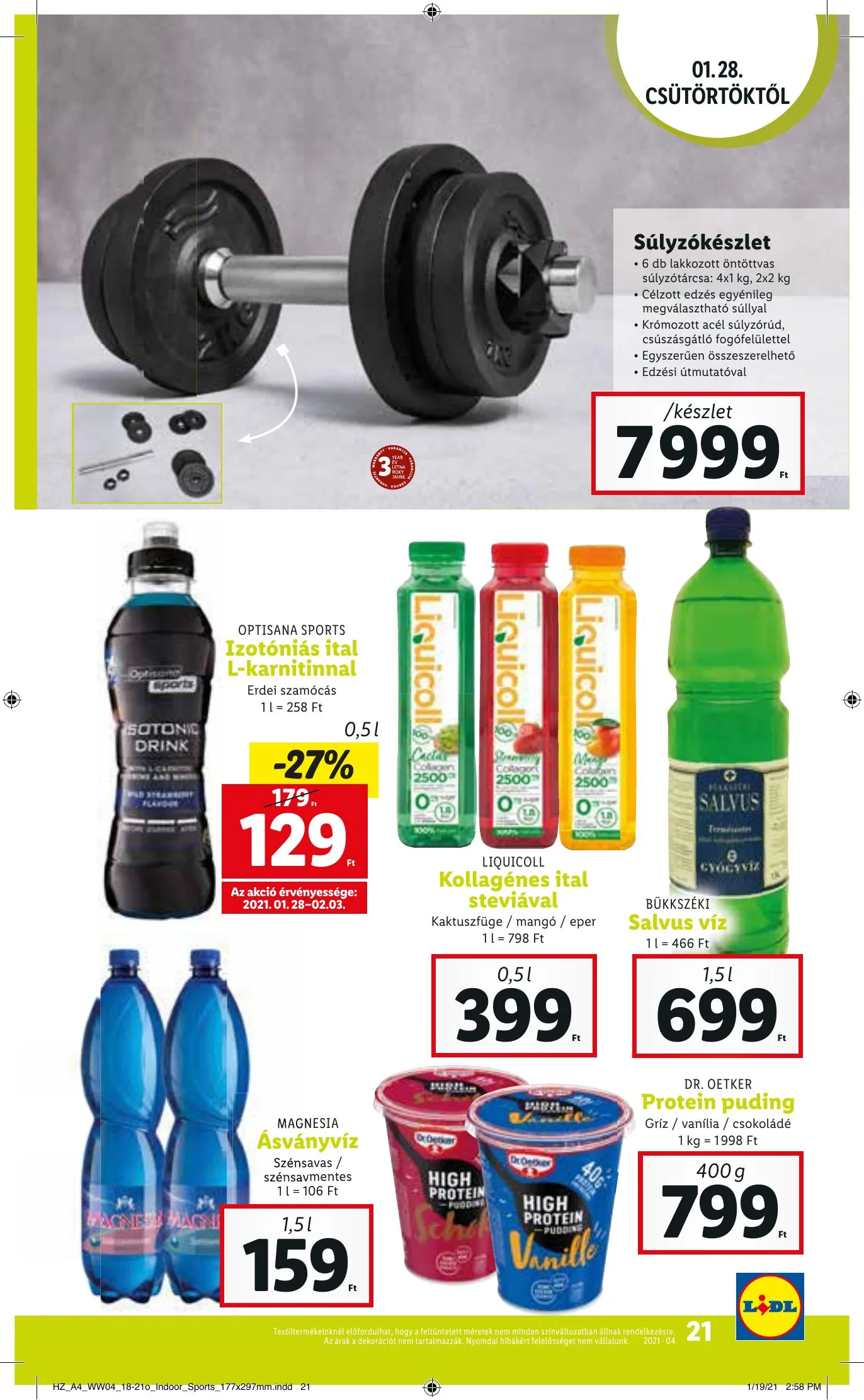 Lidl akciós újság 01.28–02.03 – 21. oldal