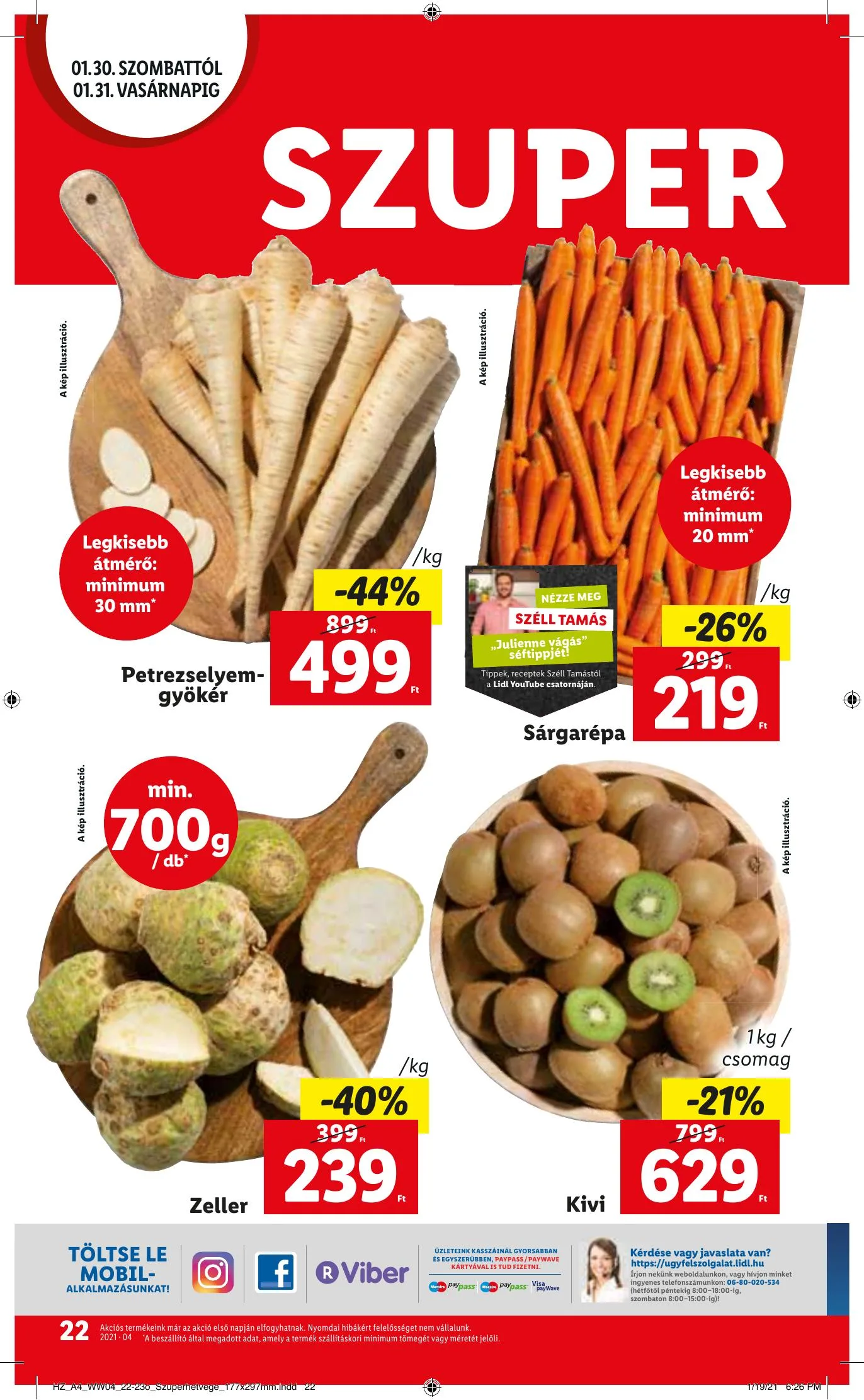 Lidl akciós újság 01.28–02.03 – 22. oldal