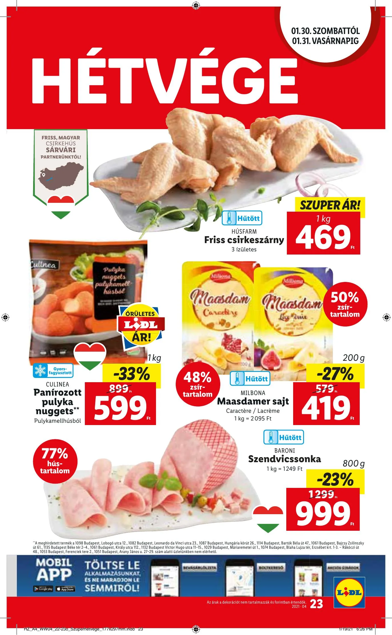 Lidl akciós újság 01.28–02.03 – 23. oldal
