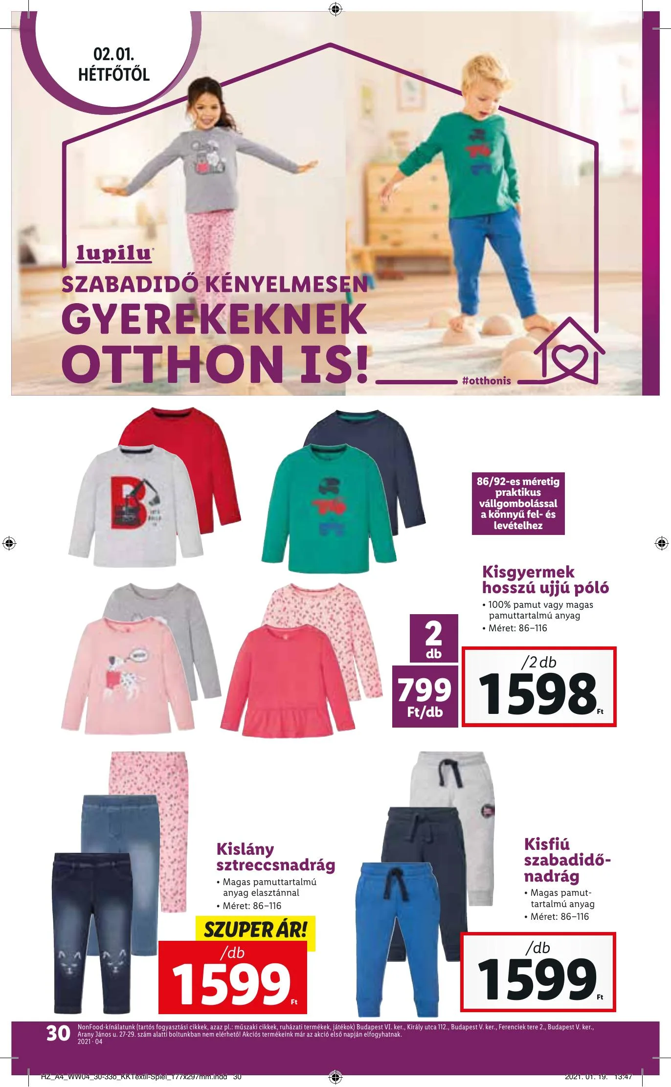 Lidl akciós újság 01.28–02.03 – 30. oldal