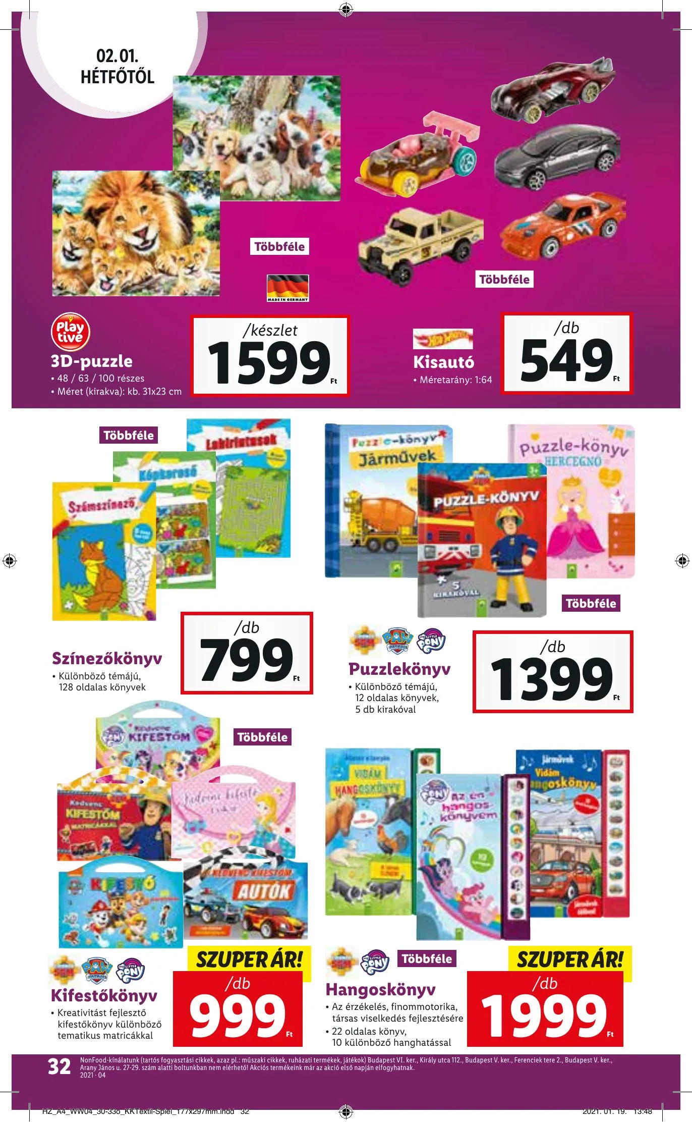 Lidl akciós újság 01.28–02.03 – 32. oldal