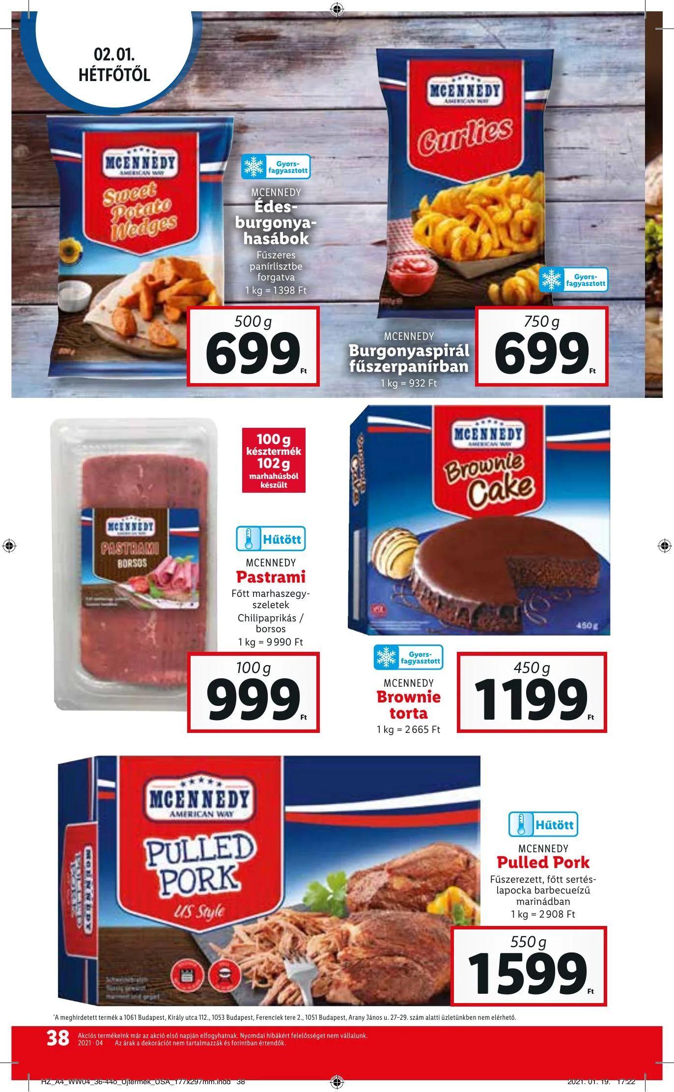 Lidl akciós újság 01.28–02.03 – 38. oldal