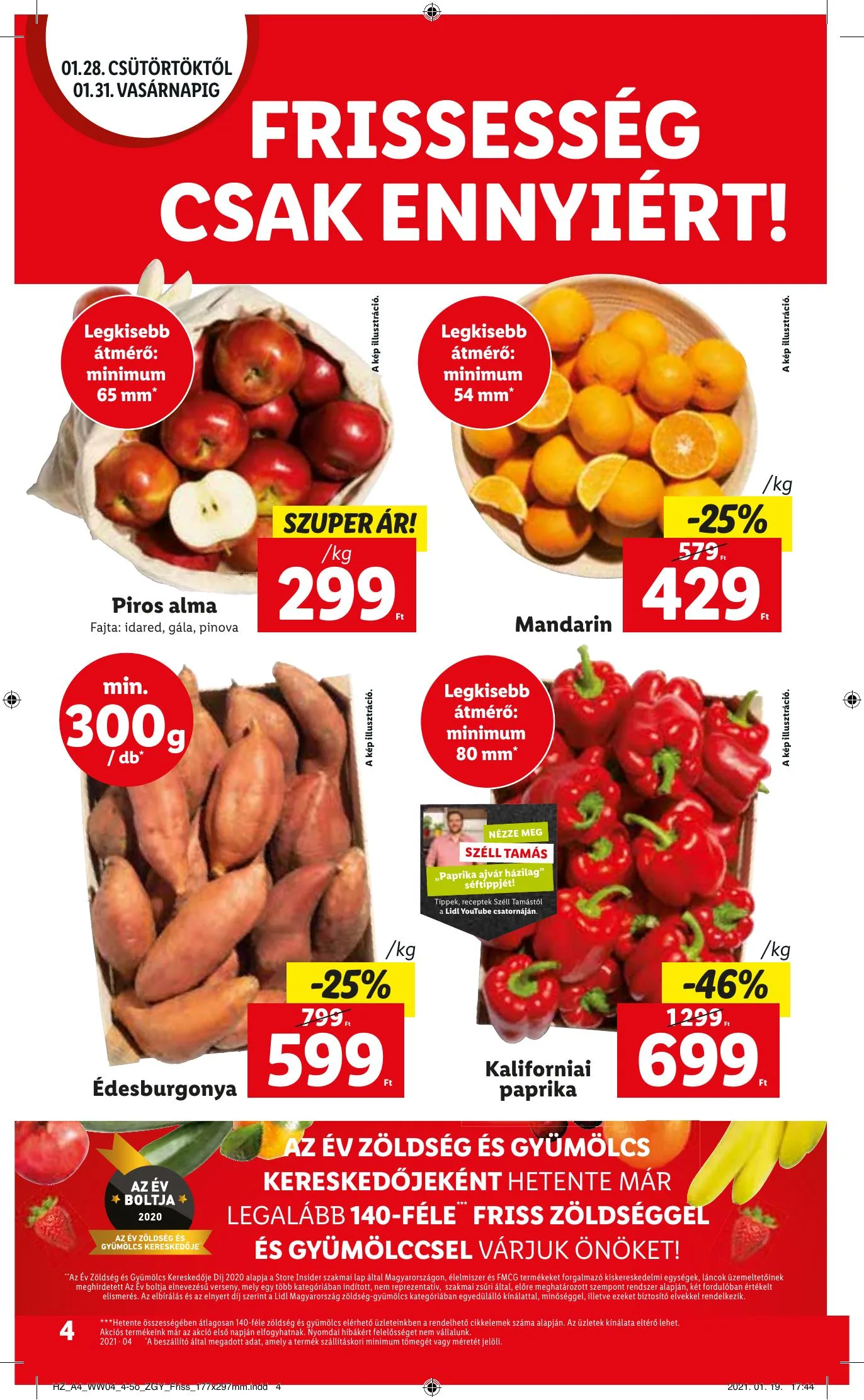 Lidl akciós újság 01.28–02.03 – 4. oldal