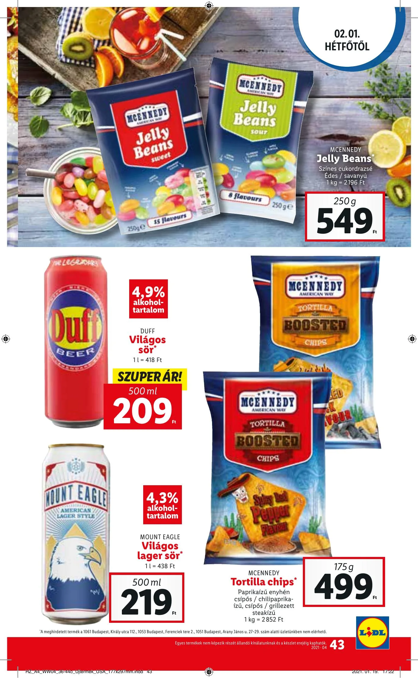 Lidl akciós újság 01.28–02.03 – 43. oldal