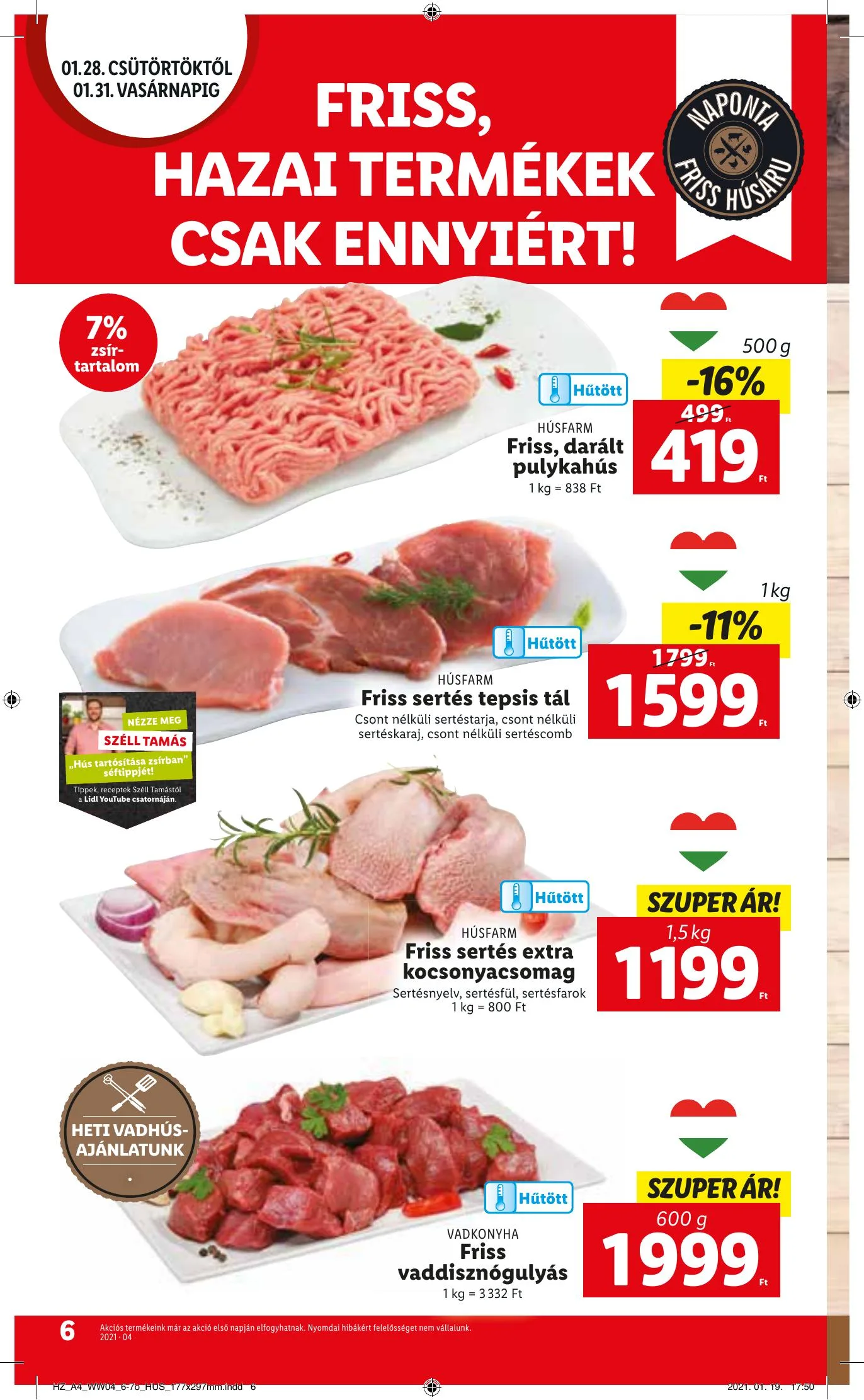 Lidl akciós újság 01.28–02.03 – 6. oldal