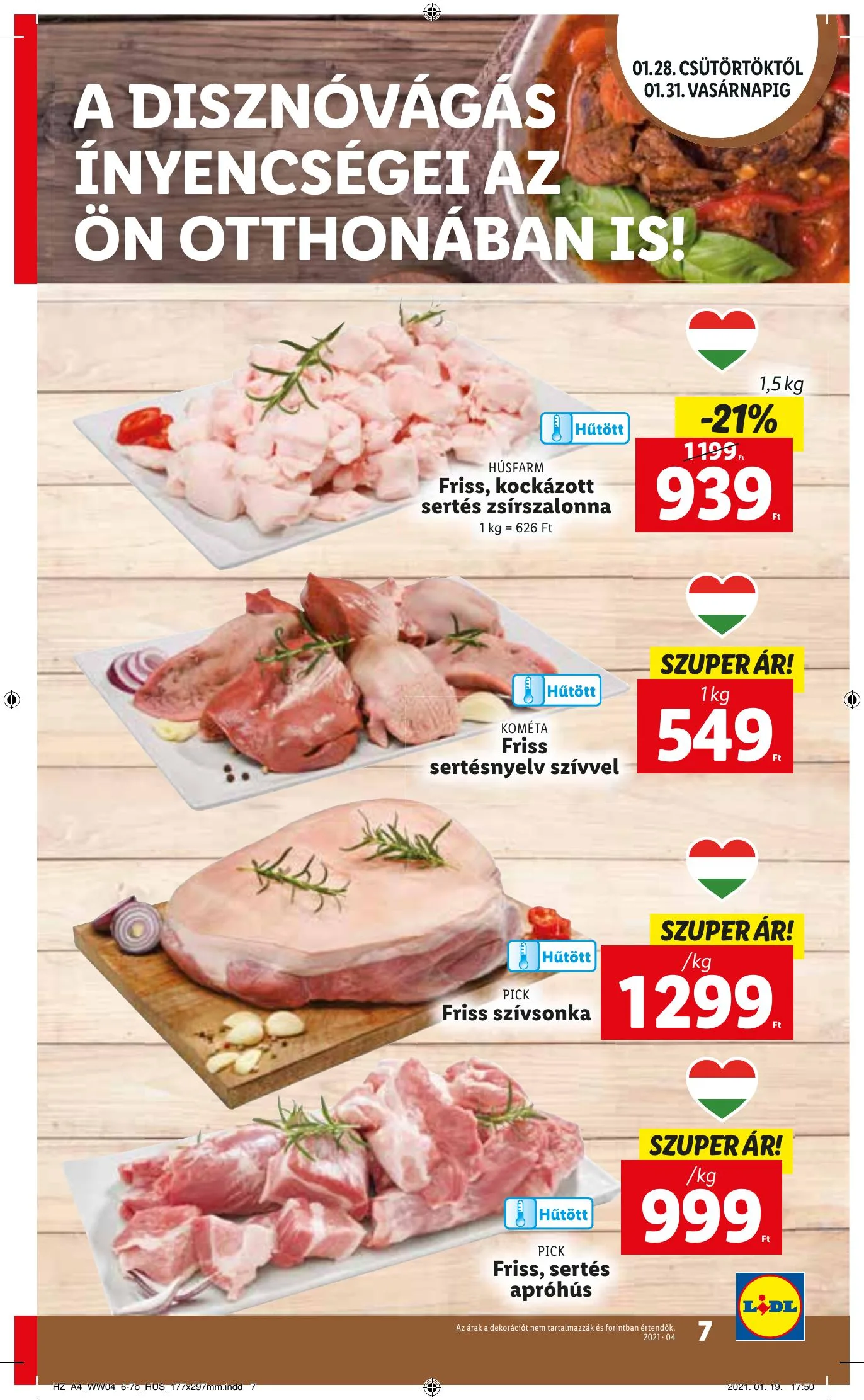 Lidl akciós újság 01.28–02.03 – 7. oldal