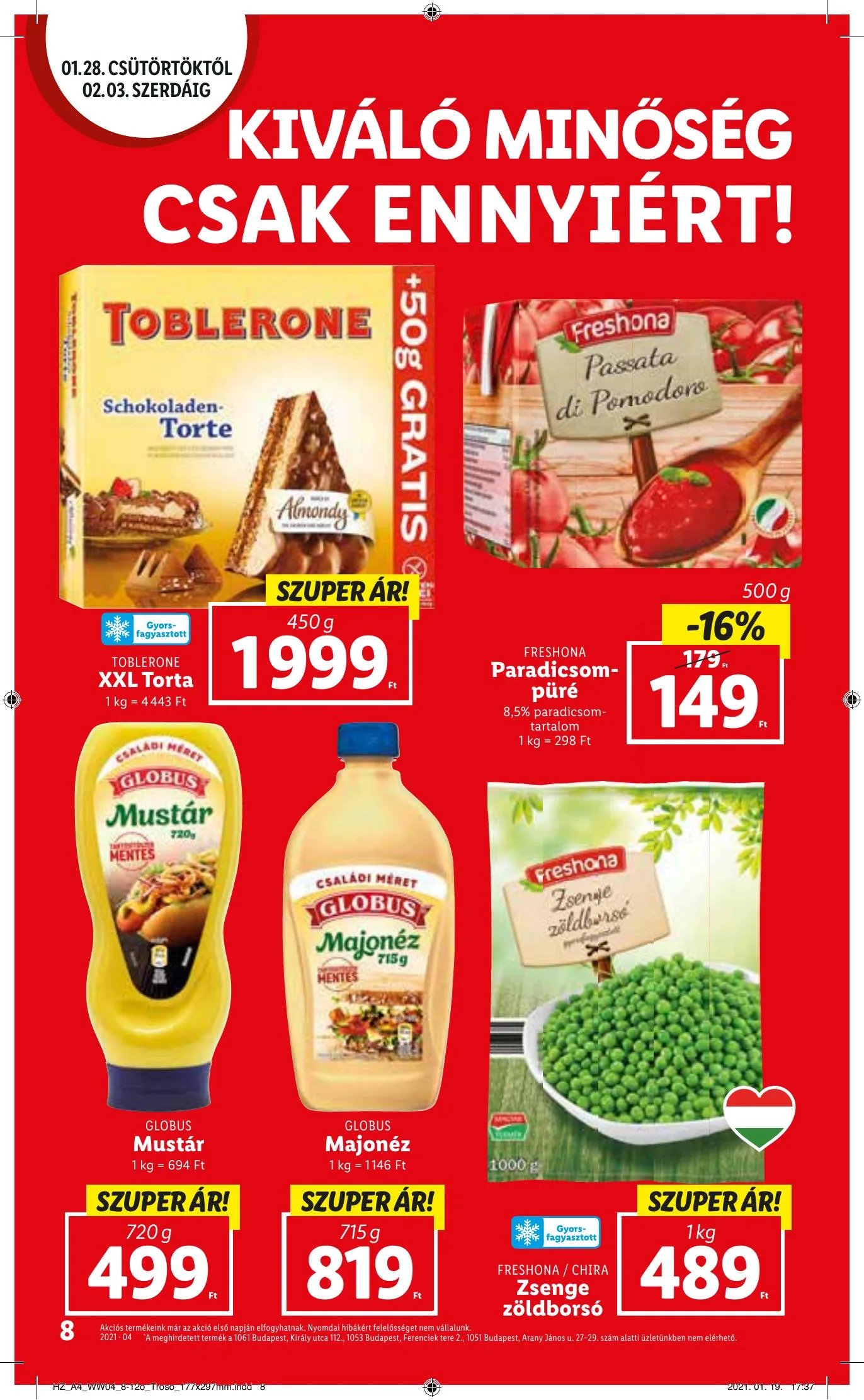 Lidl akciós újság 01.28–02.03 – 8. oldal