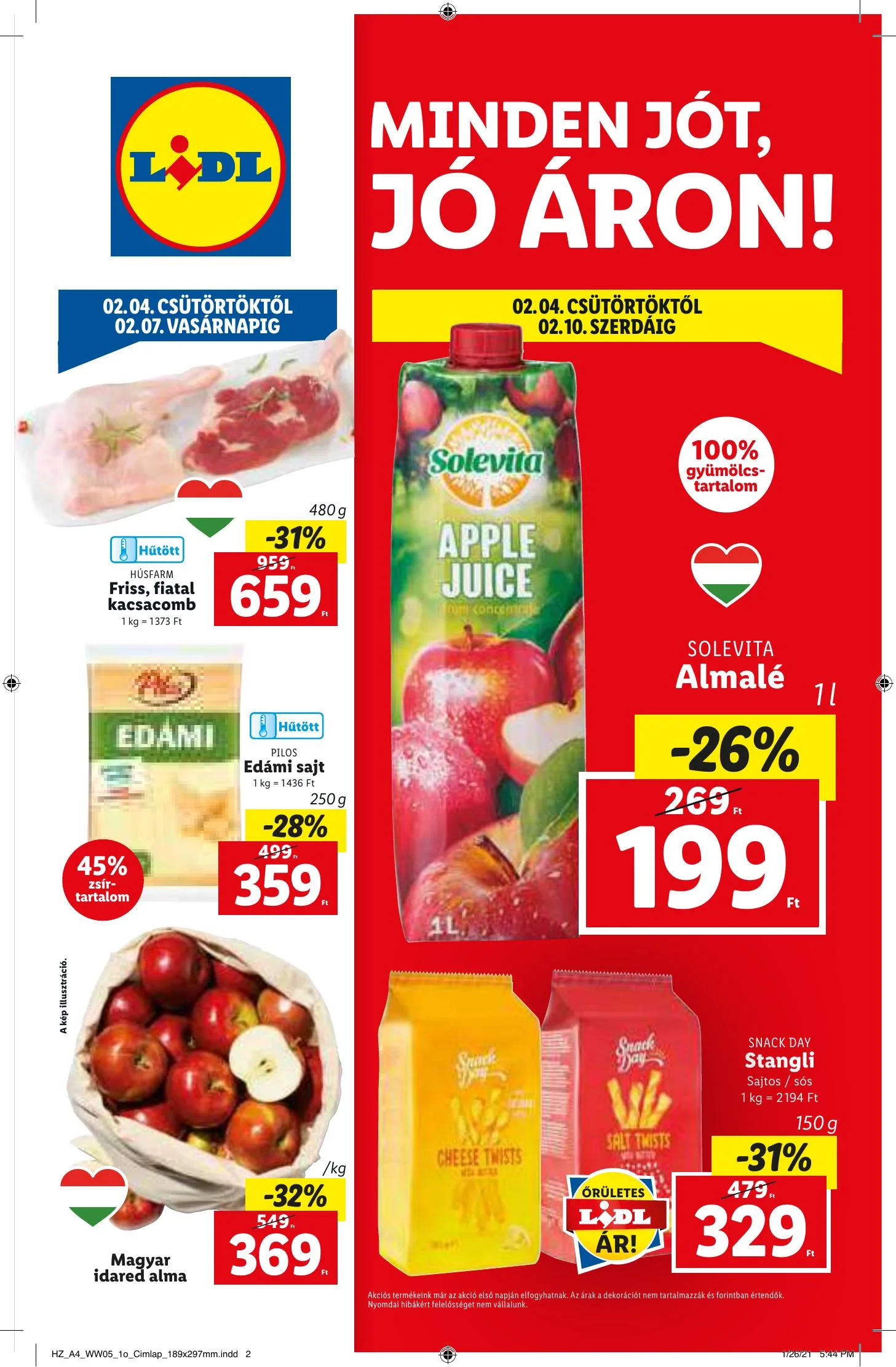 Lidl akciós újság 02.04–02.10