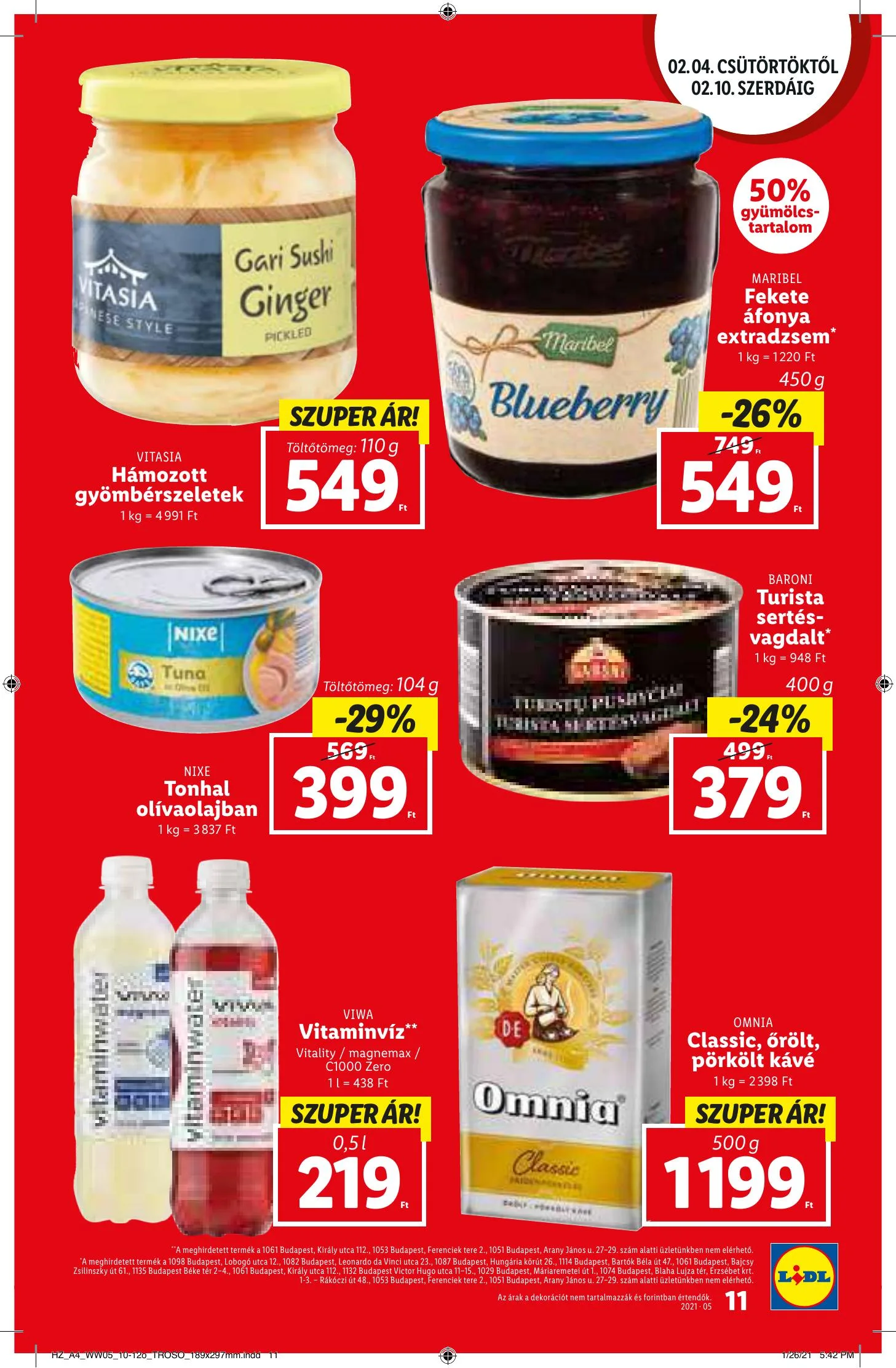 Lidl akciós újság 02.04–02.10 – 11. oldal