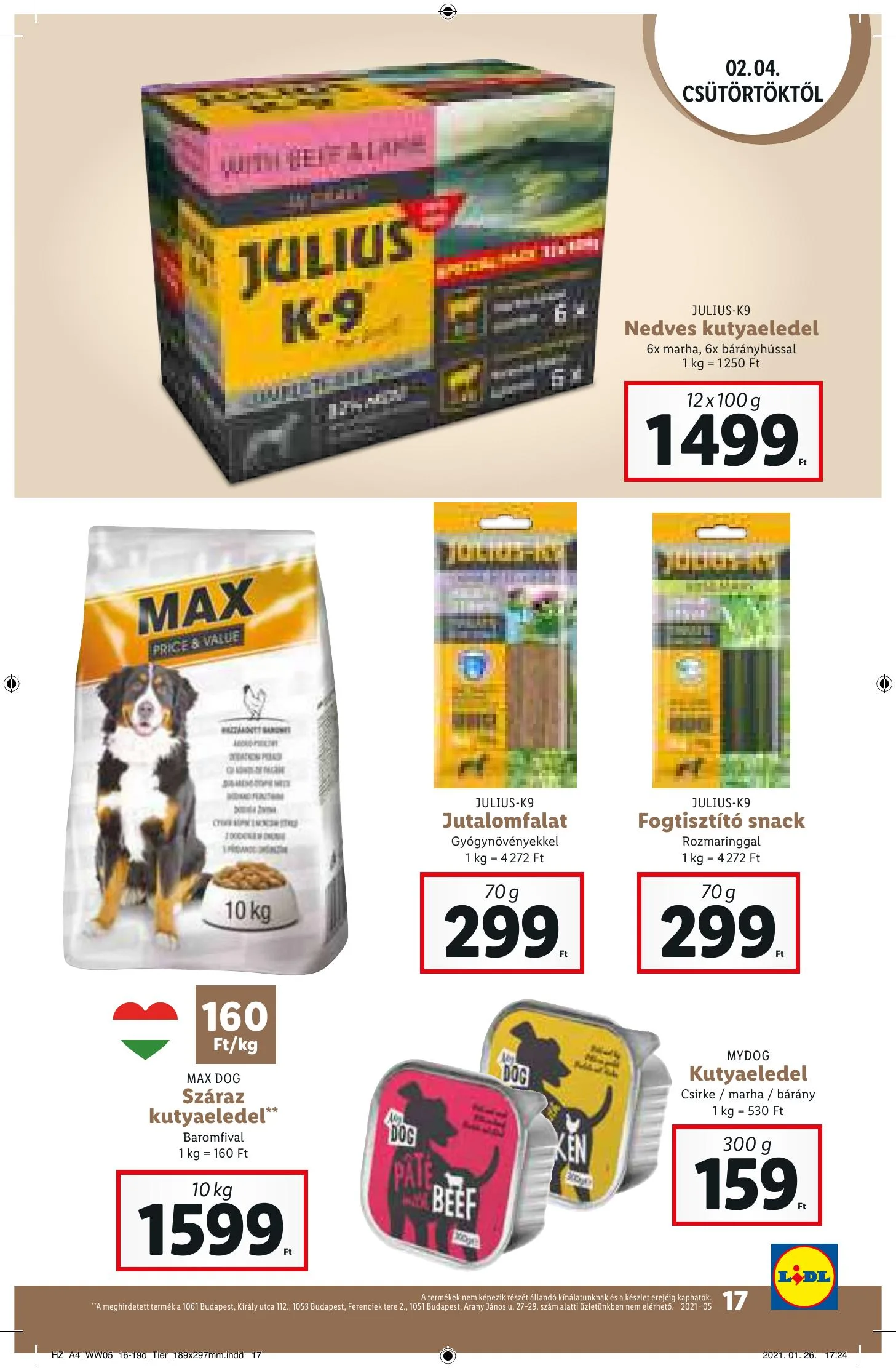 Lidl akciós újság 02.04–02.10 – 17. oldal