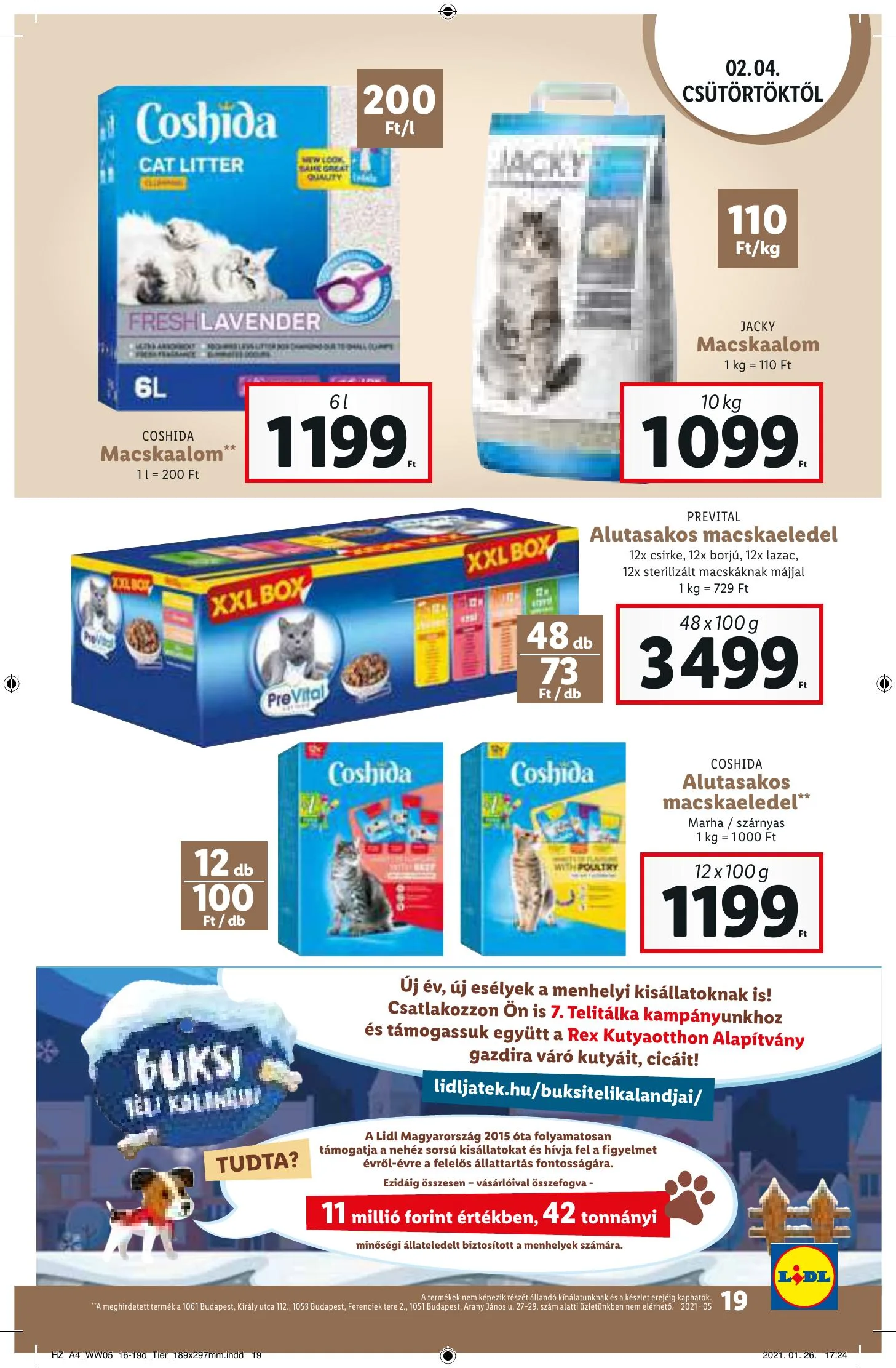 Lidl akciós újság 02.04–02.10 – 19. oldal